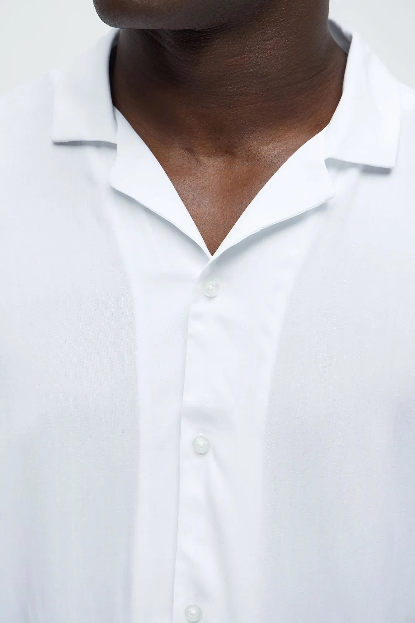 Dawson Relaxed Long Sleeve Button Up Shirt - White Fashion Nova