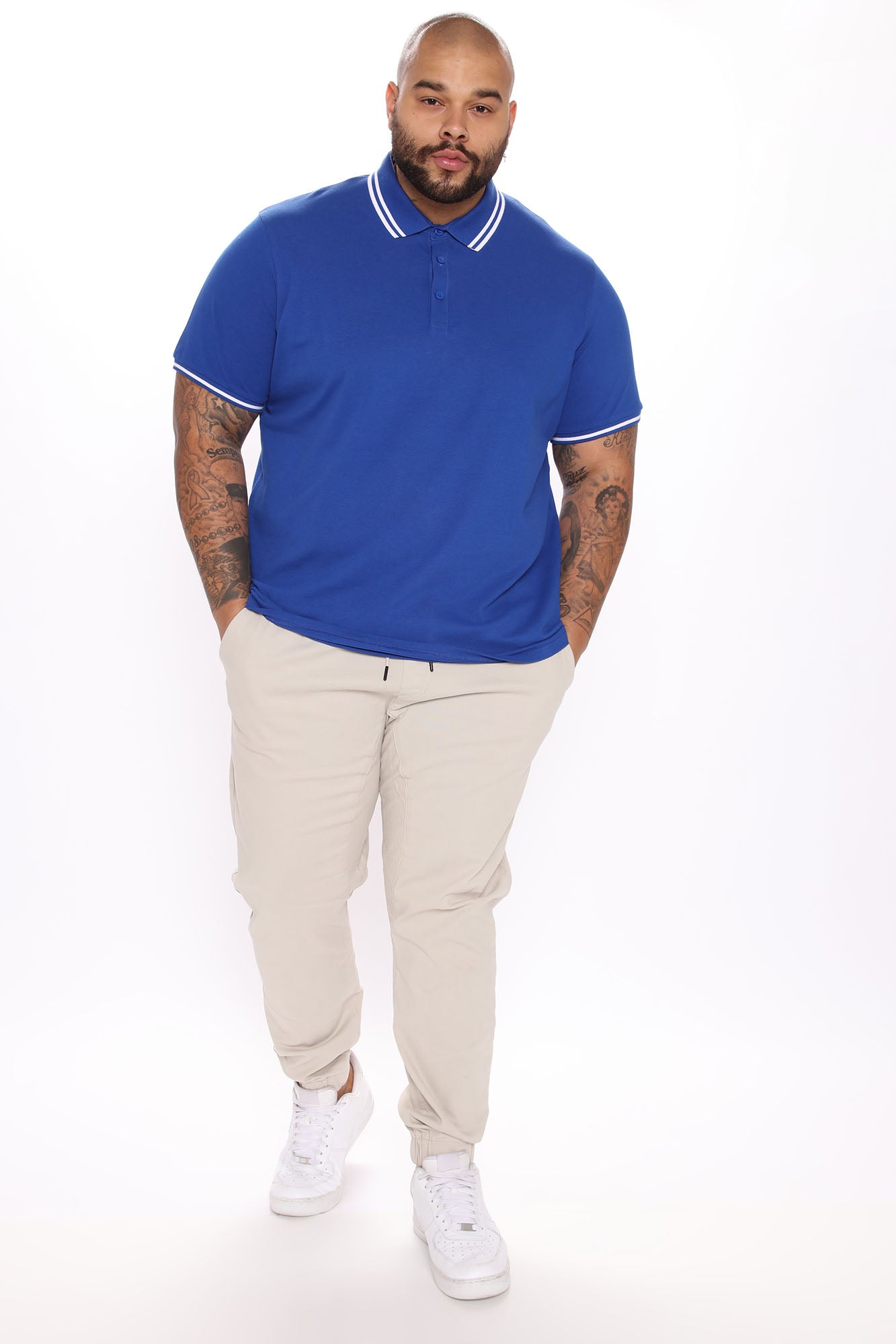 Wilson Short Sleeve Polo - Royal Blue Fashion Nova