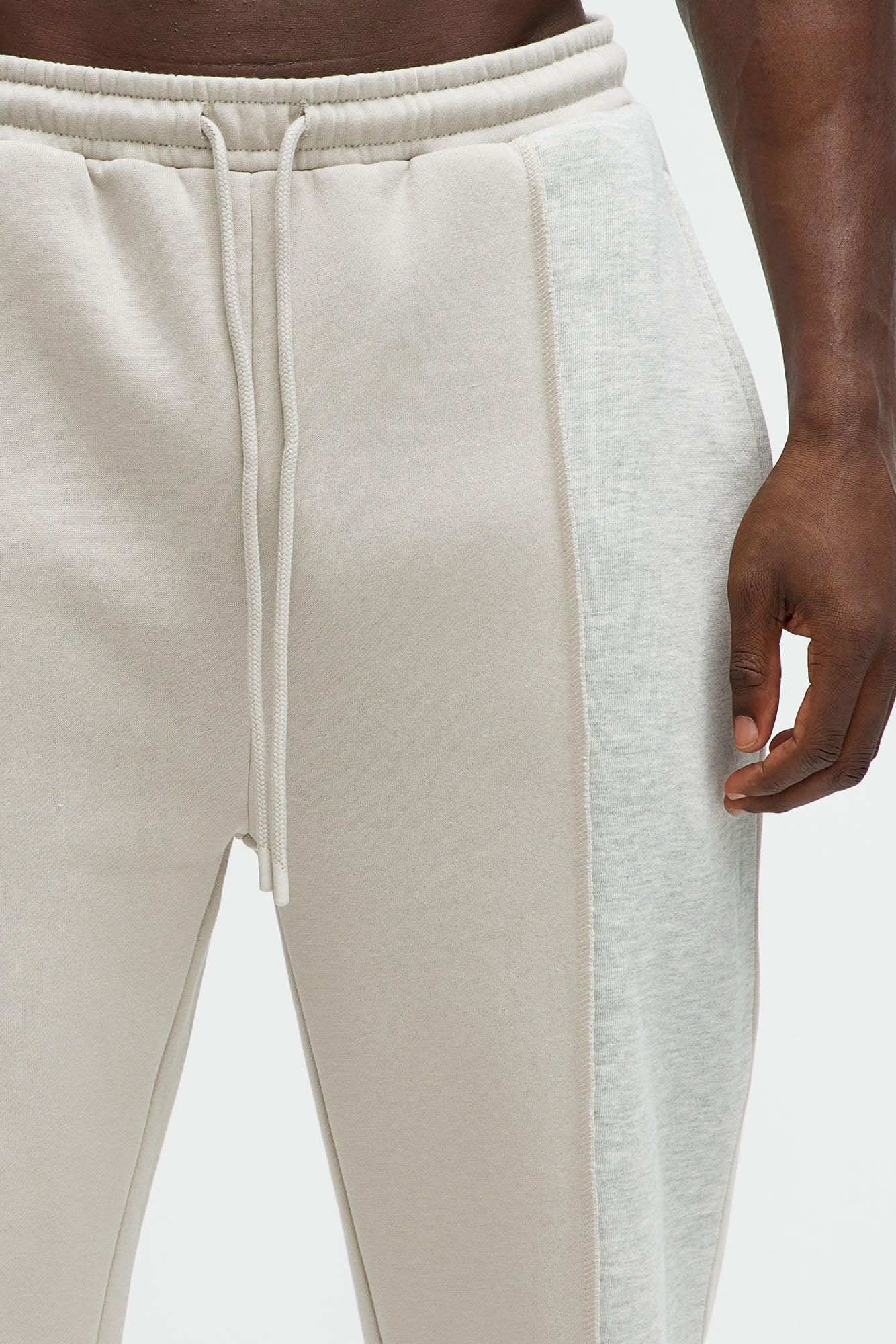 Block The Fear Sweatpants - Grey Fashion Nova