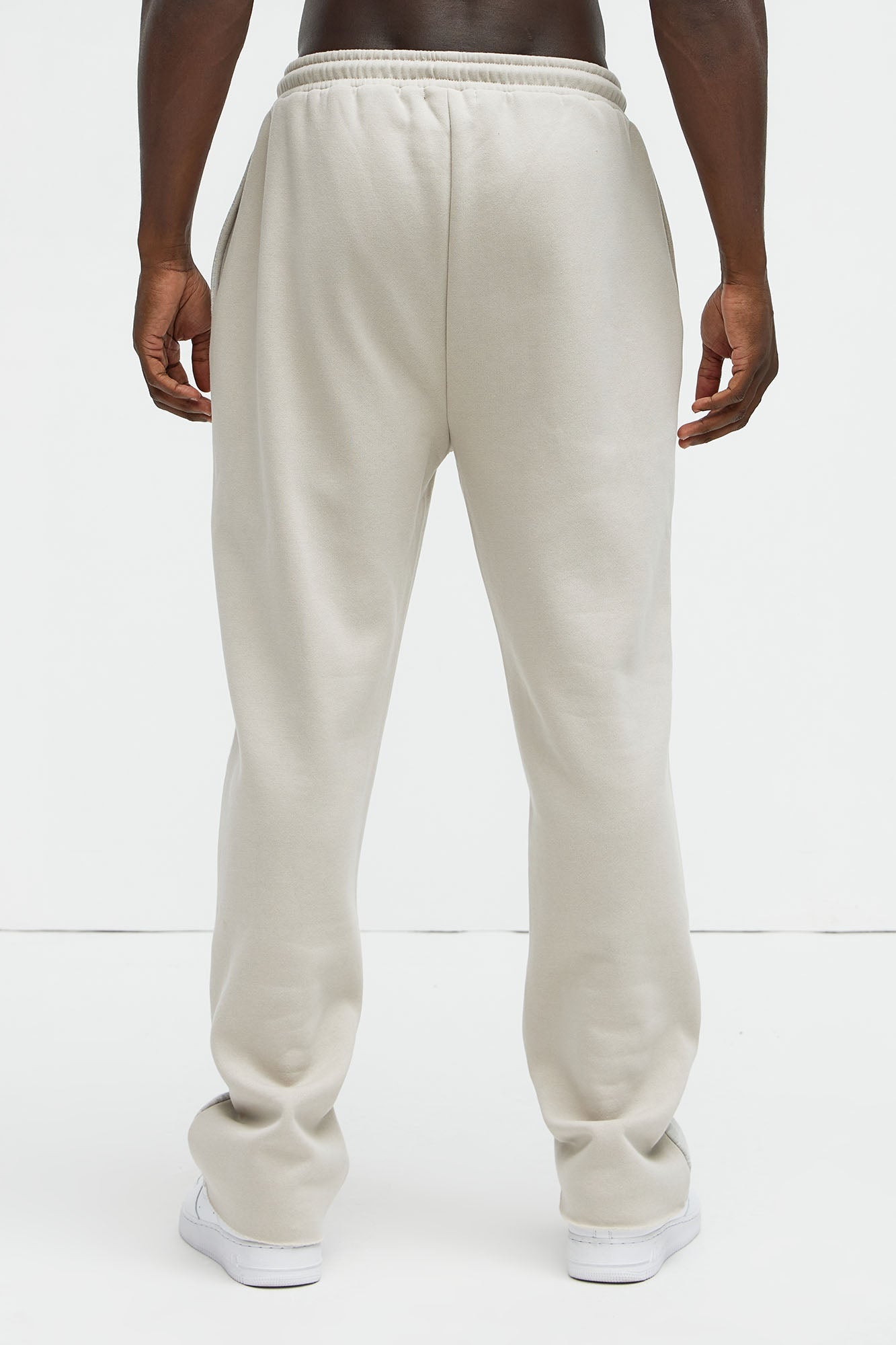 Block The Fear Sweatpants - Grey Fashion Nova