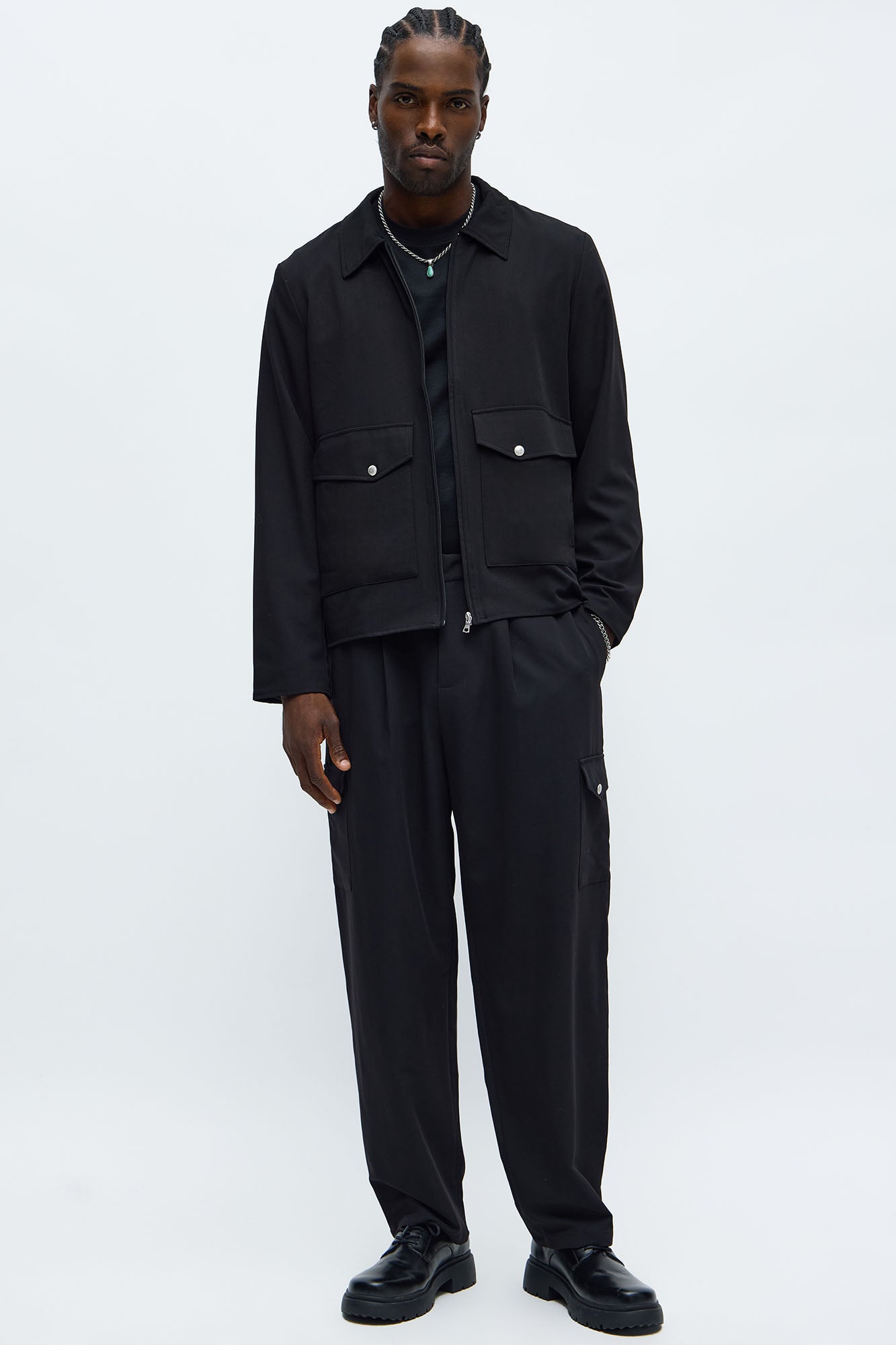 Erod Casual Zip Jacket - Black Fashion Nova