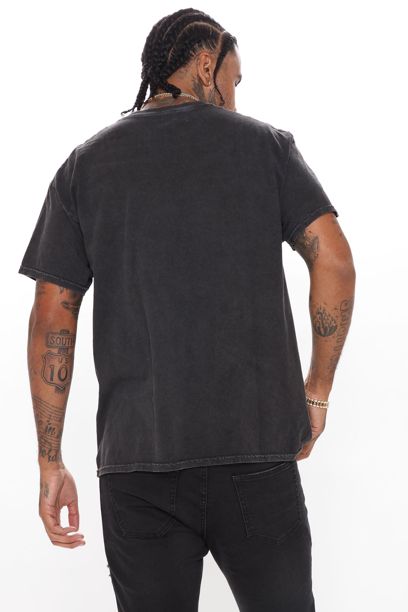 Aaliyah One In A Million Short Sleeve Tee - Black/combo Fashion Nova