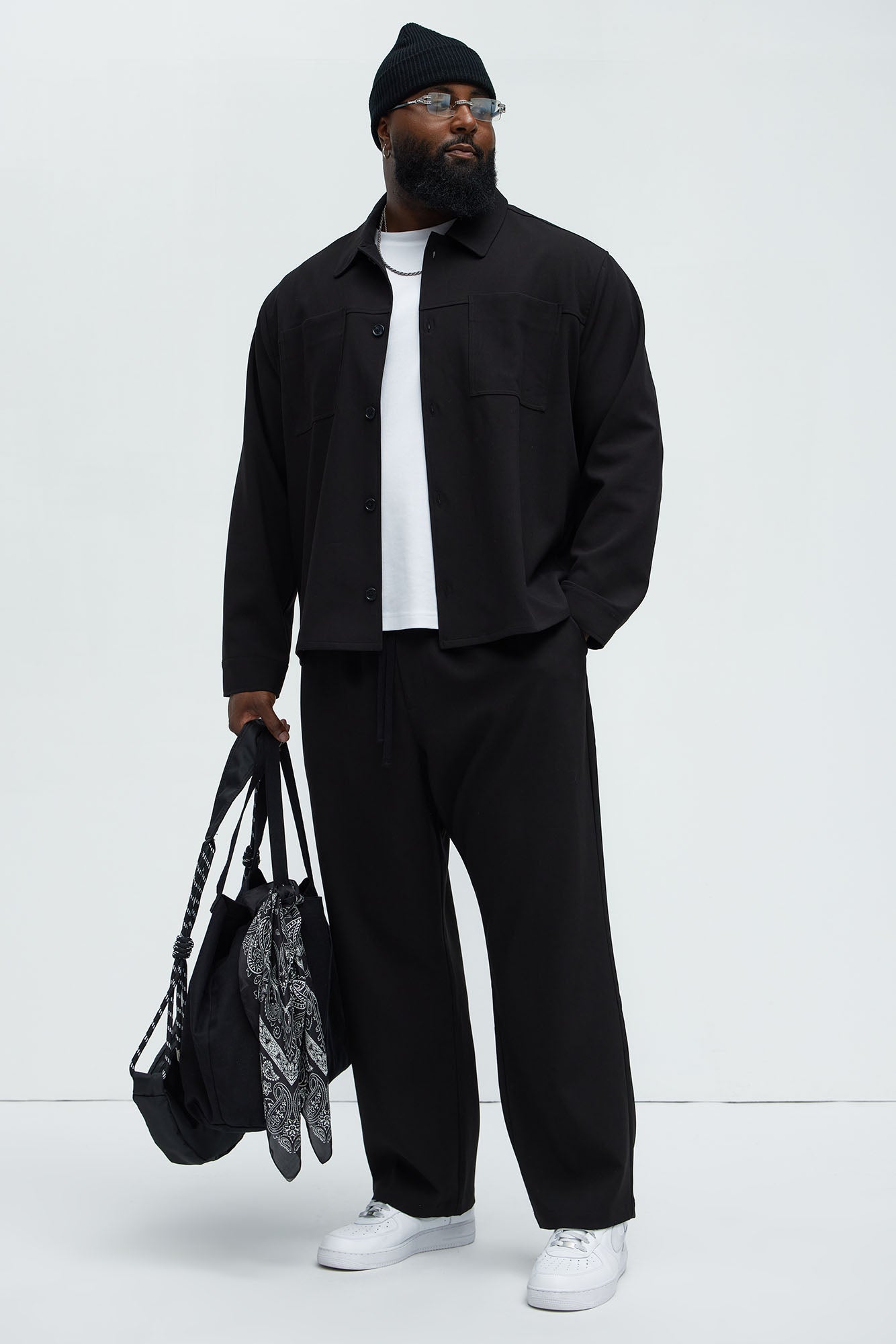 Ronan Straight Trousers - Black Fashion Nova