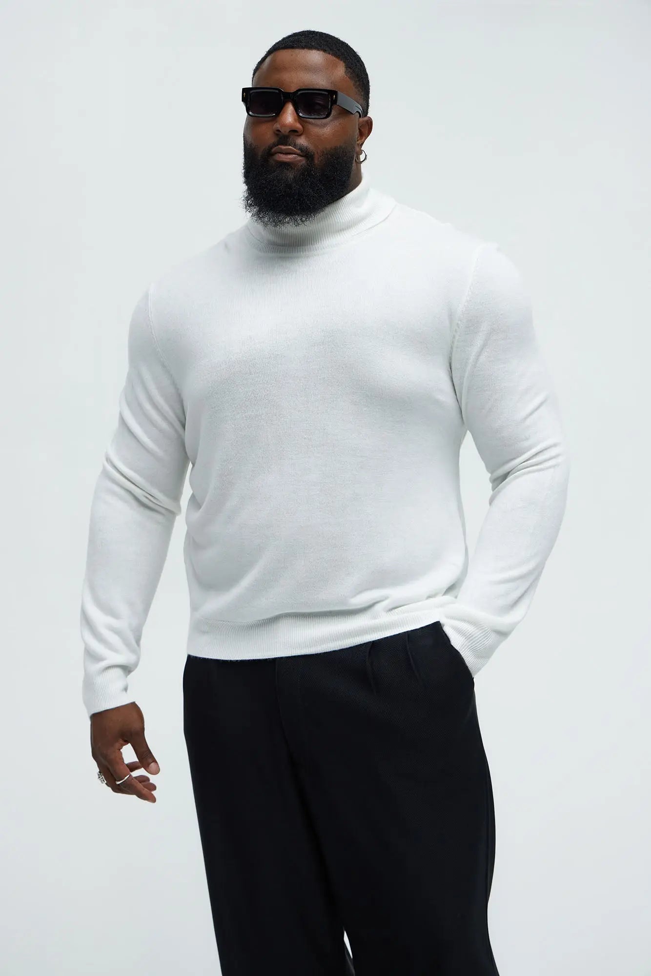 DeAngelo Turtleneck Sweater - Off White Fashion Nova