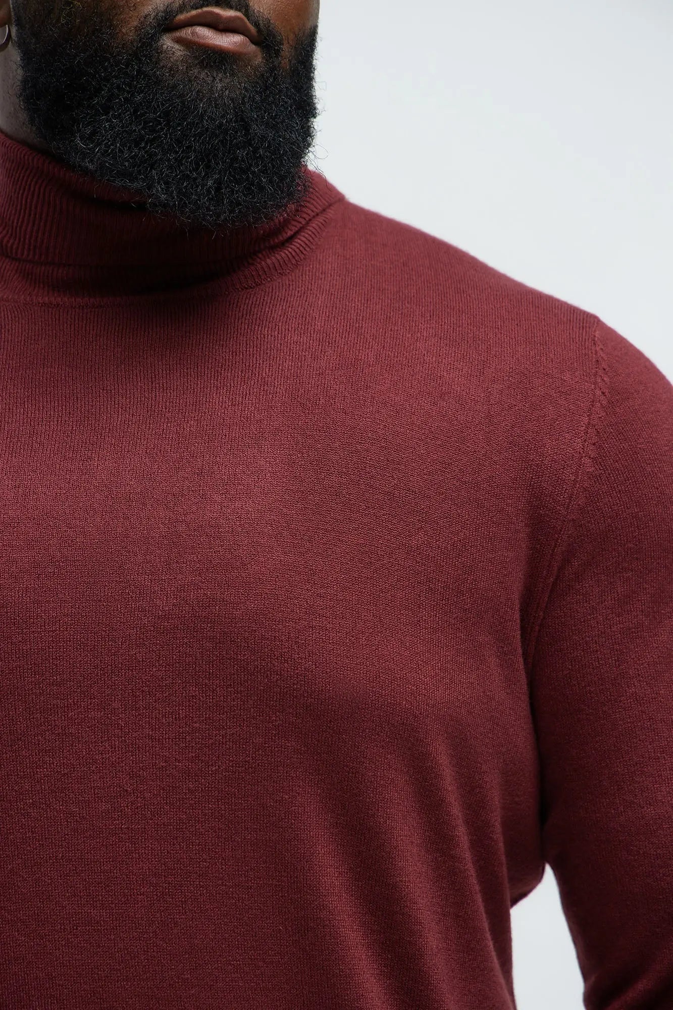 DeAngelo Turtleneck Sweater - Burgundy Fashion Nova