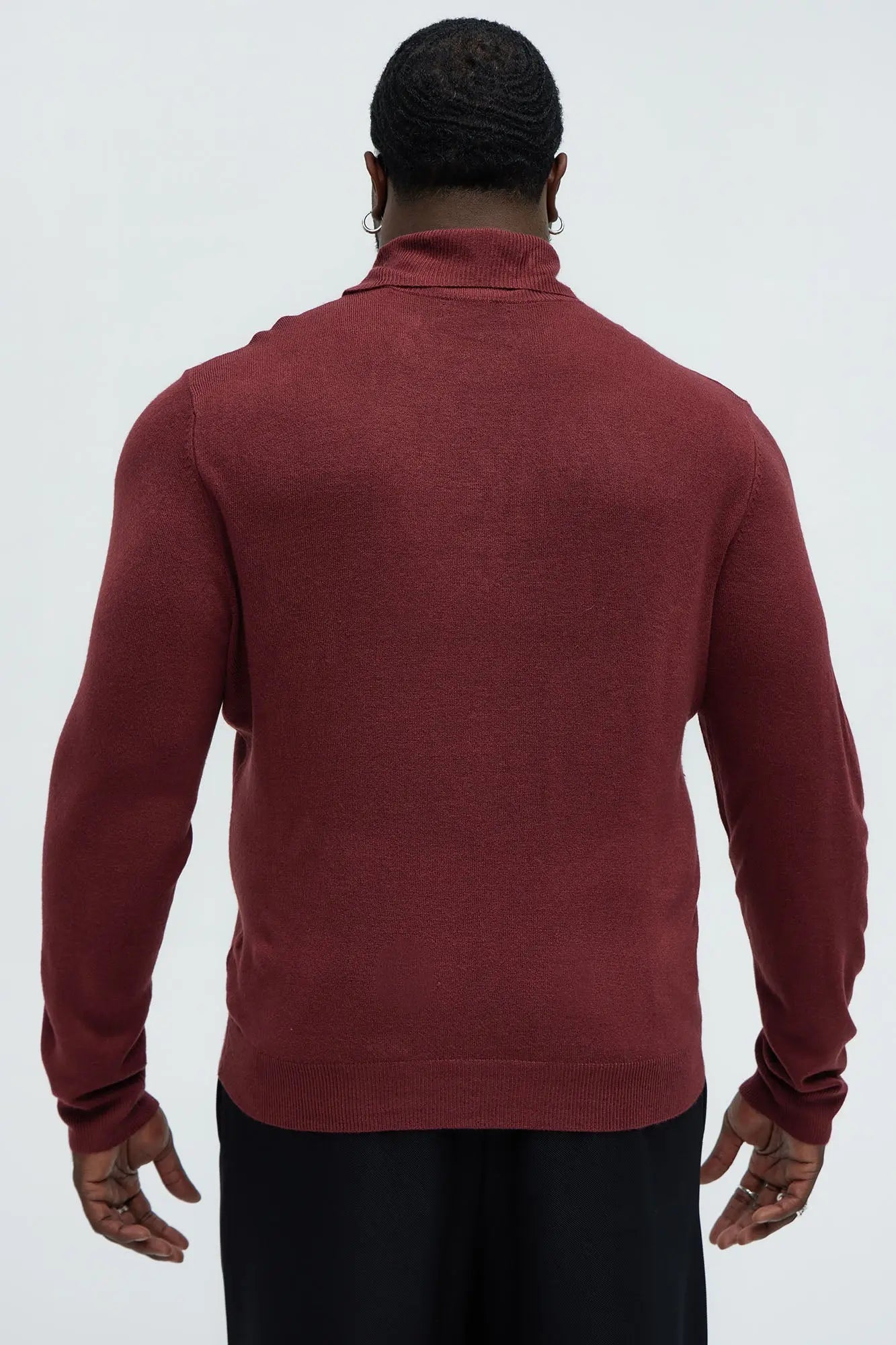 DeAngelo Turtleneck Sweater - Burgundy Fashion Nova