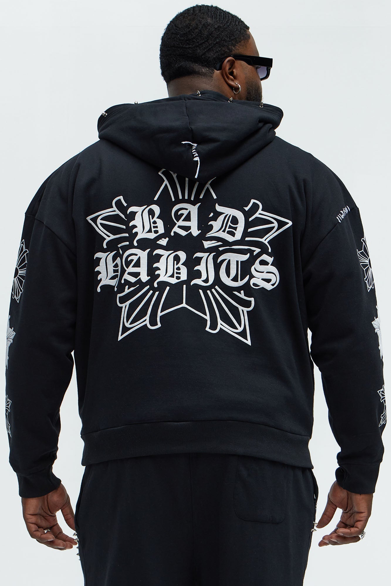 Stars Align Hoodie - Black Fashion Nova
