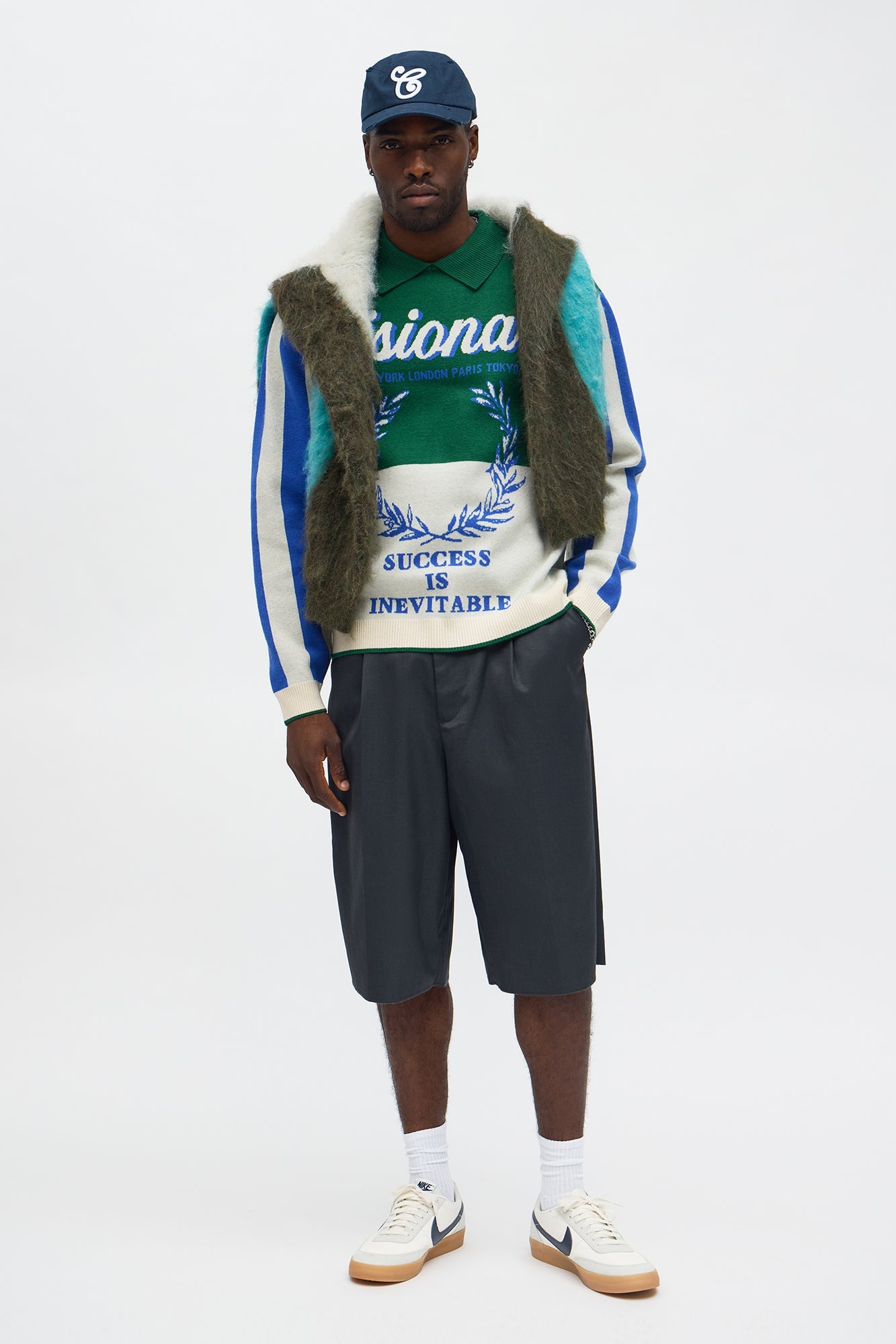 Visionary Polo Sweater - Green Fashion Nova