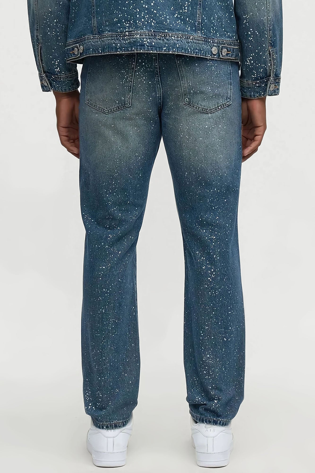 Slim Shimmering Nights Jean - Vintage Blue Wash Fashion Nova