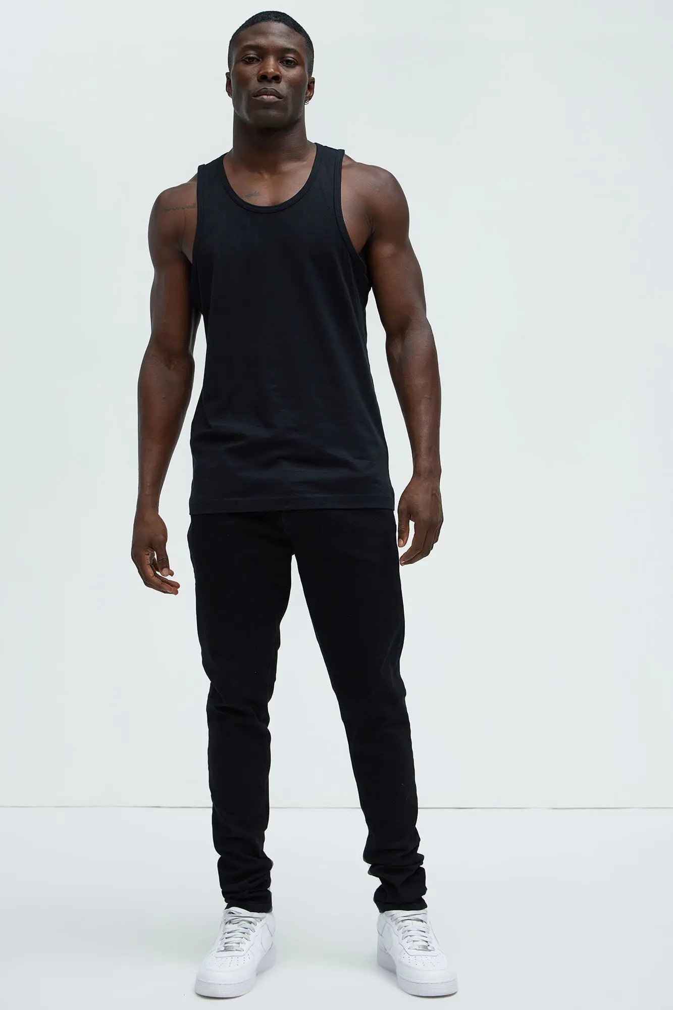 Cornell Stacked Skinny Jeans - Black Fashion Nova
