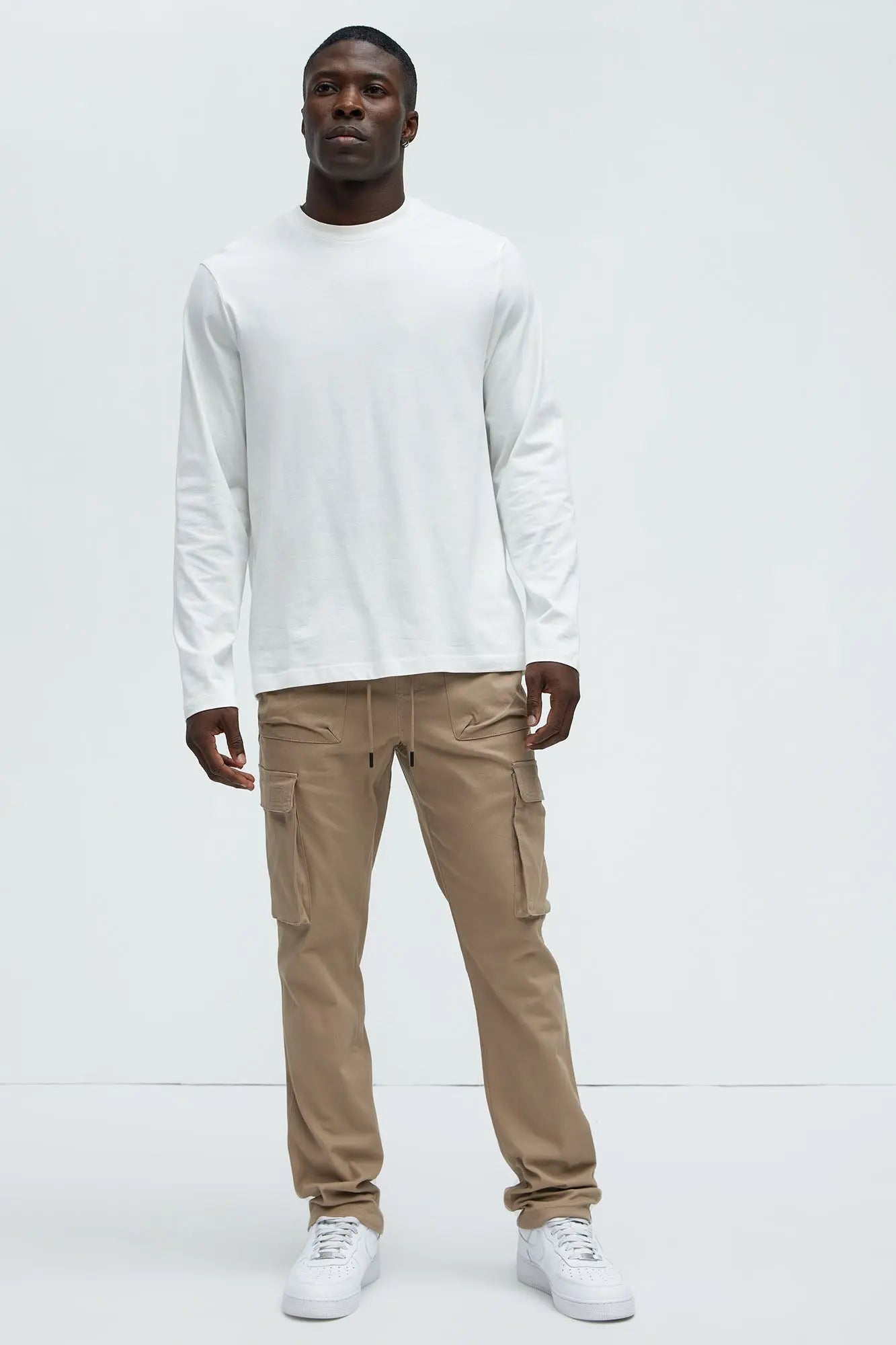 Cadet Utility Slim Cargo Pants - Khaki Fashion Nova