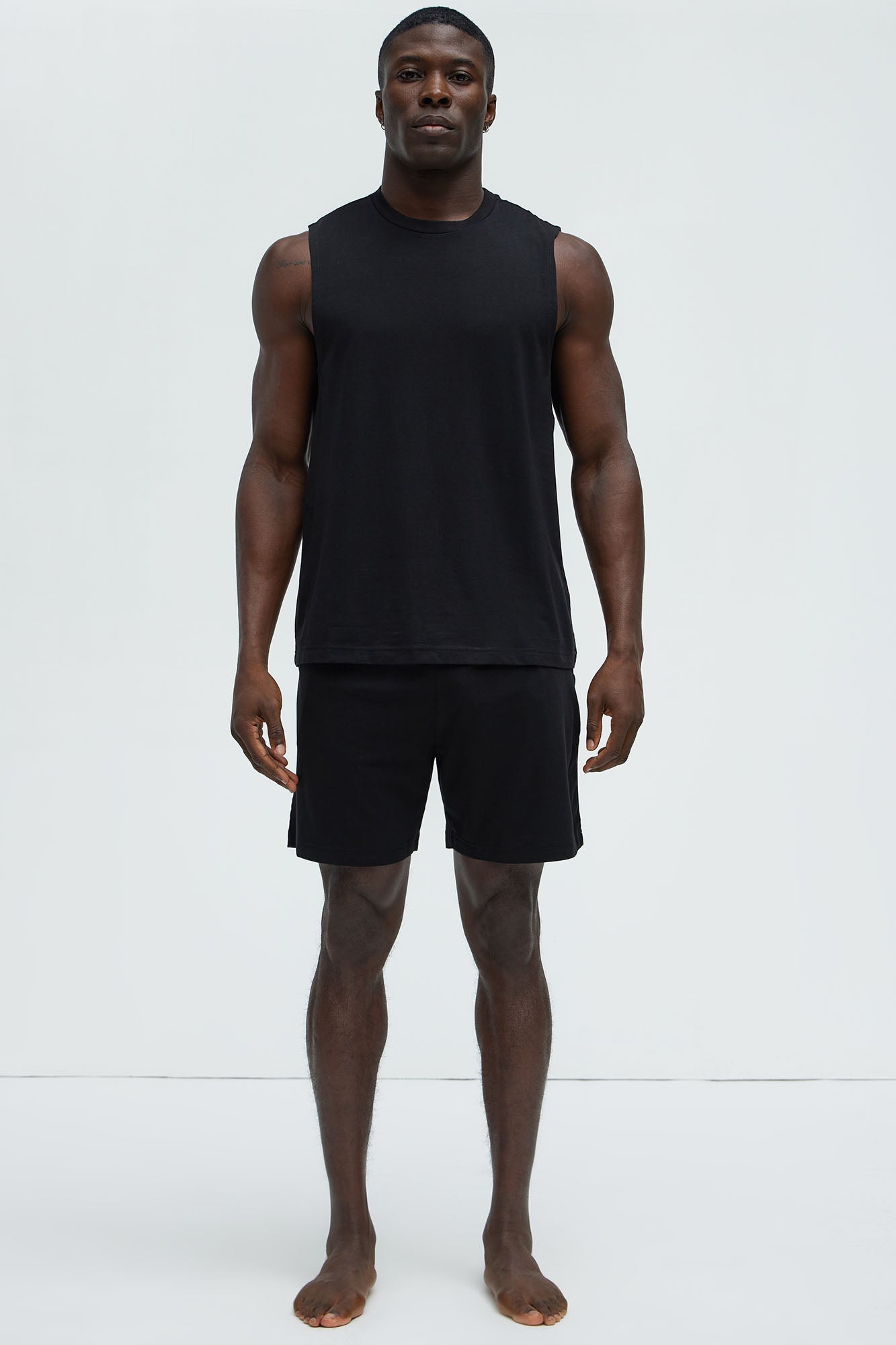 Essential Modal Lounge Shorts - Black Fashion Nova