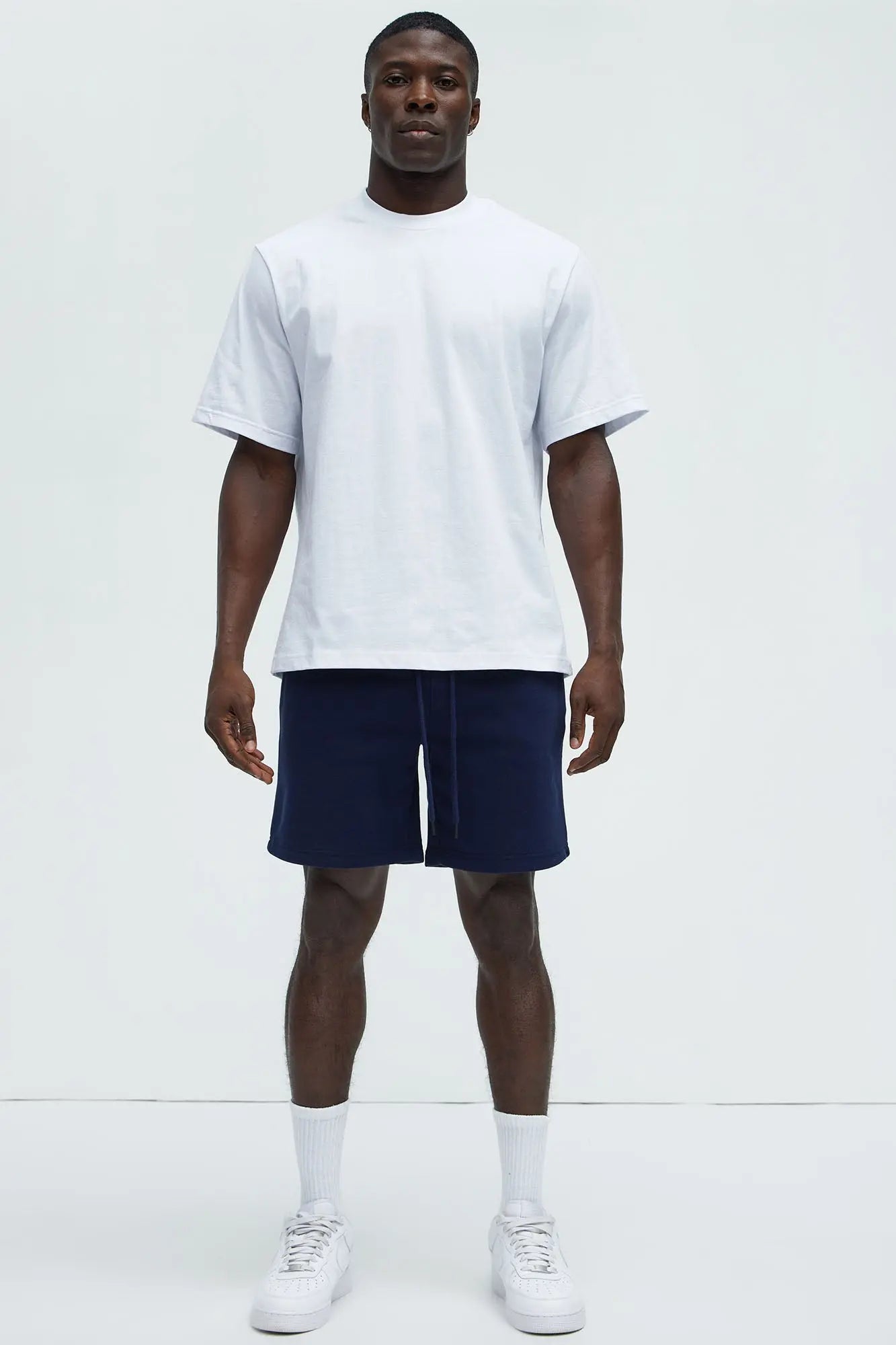 Tyson Sweatshort - Navy Fashion Nova