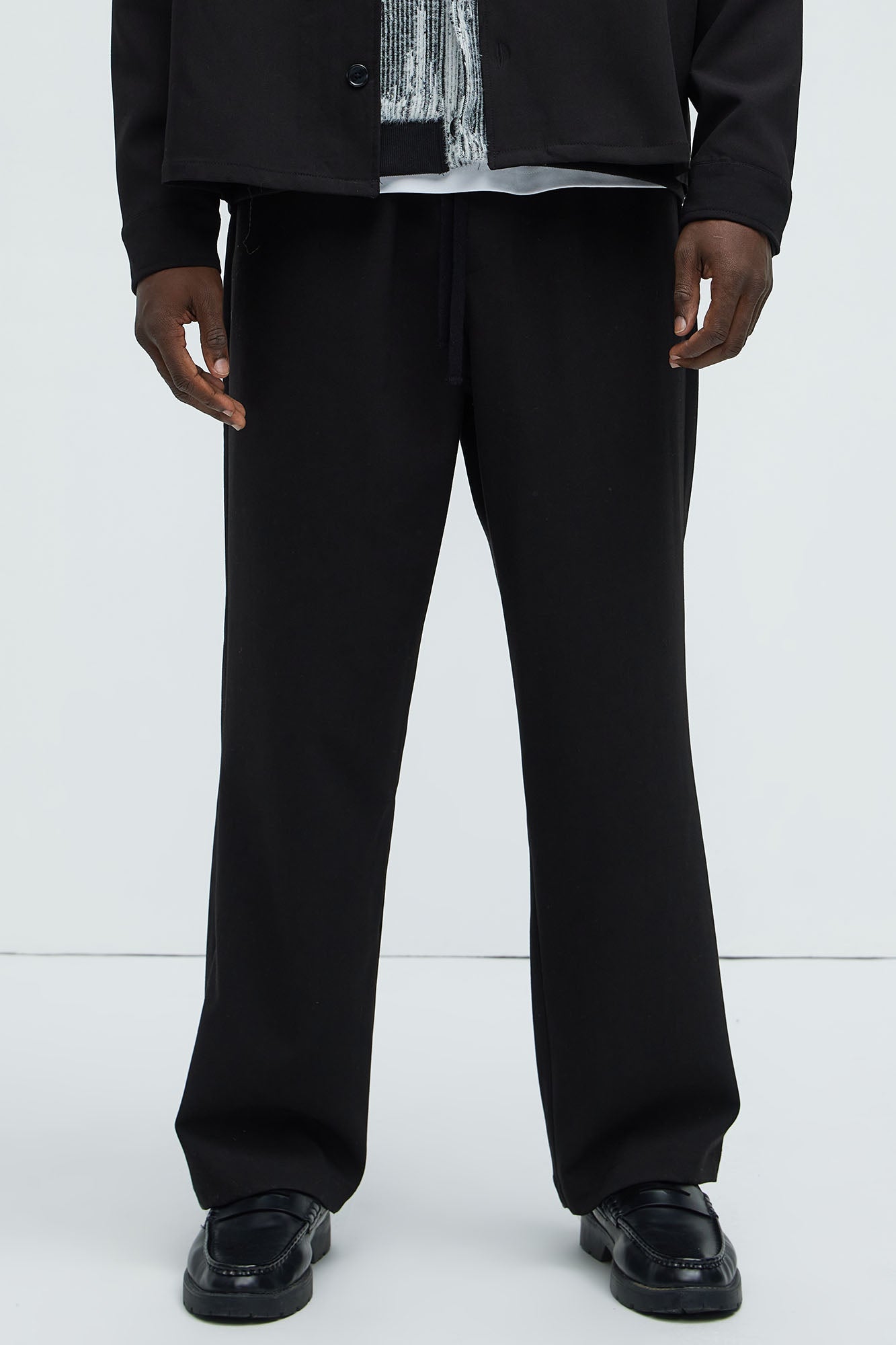 Ronan Straight Trousers - Black Fashion Nova