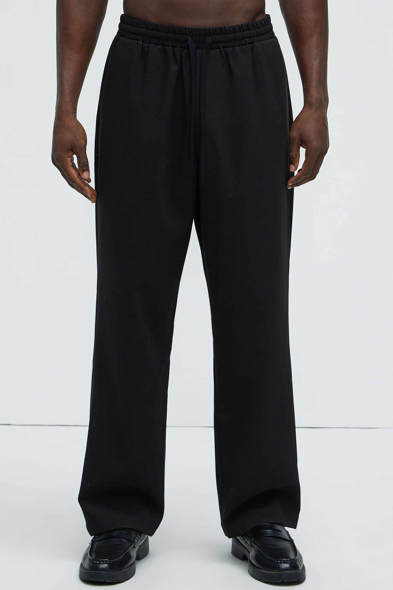 Ronan Straight Trousers - Black Fashion Nova