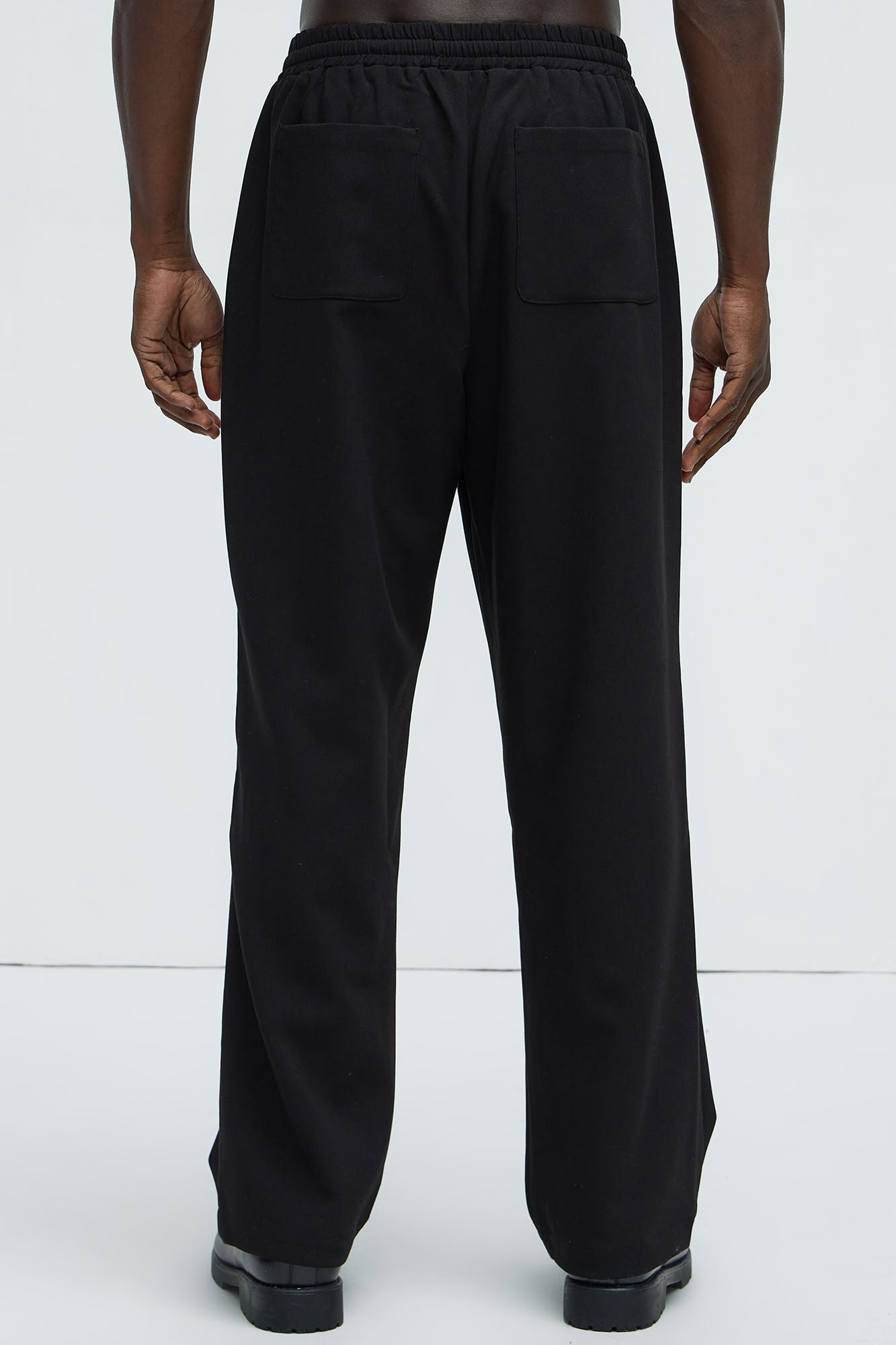 Ronan Straight Trousers - Black Fashion Nova