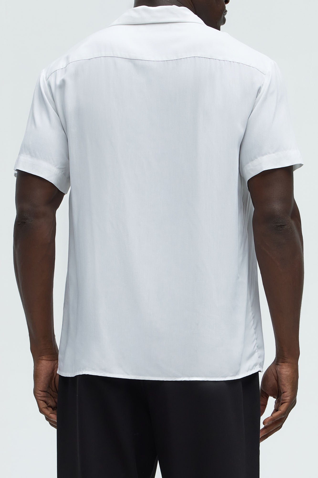 Dawson Relaxed Short Sleeve Cuban Collar Shirt - White Fashion Nova