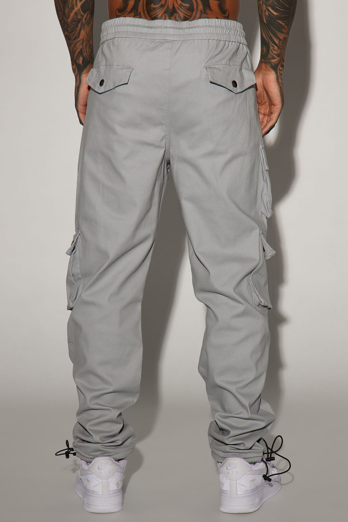 Roaming Twill Cargo Pants - Grey Fashion Nova