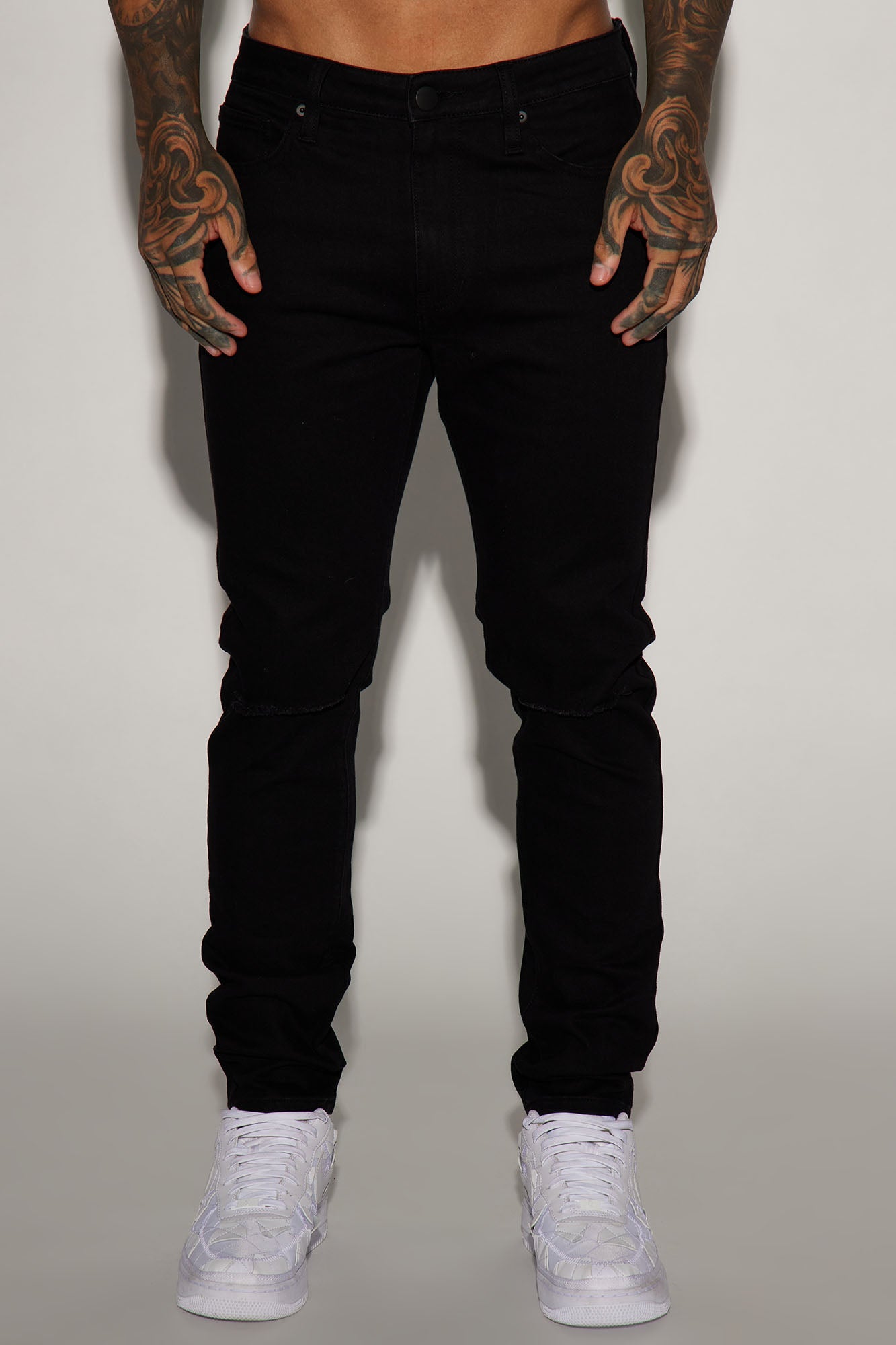 Ghost Skinny Jean - Black Fashion Nova