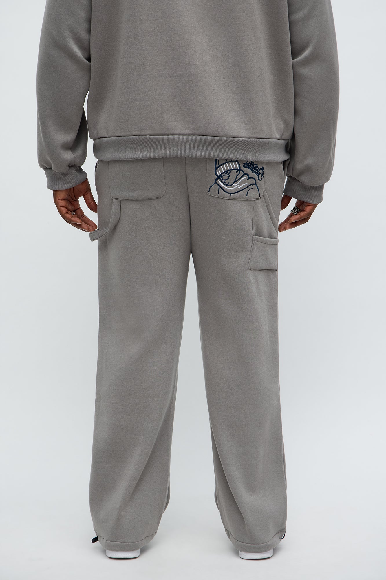 Southpole Signature Jogger - Grey Fashion Nova