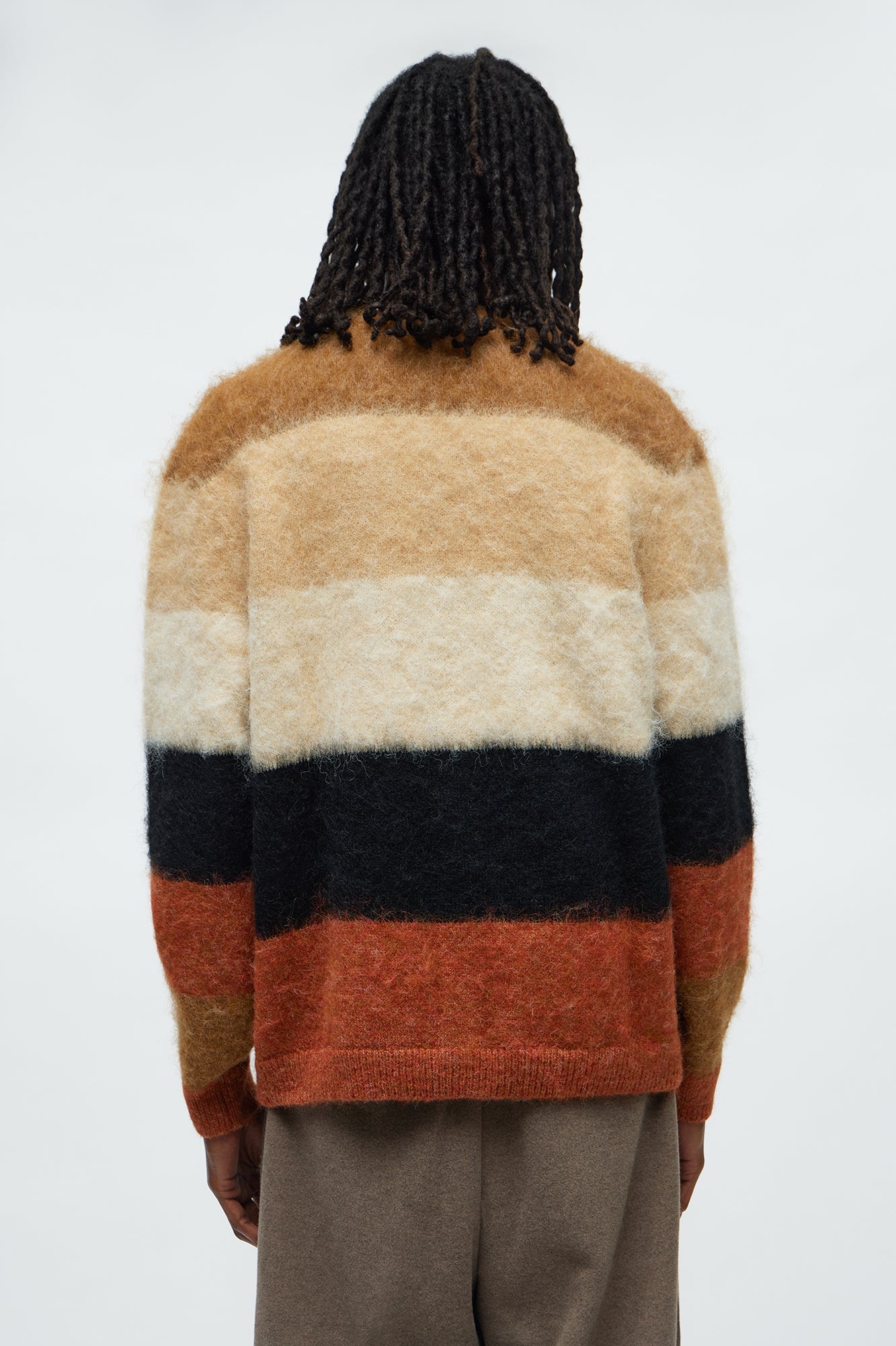 Chestnut Mohair Sweater Cardigan - Multi Color Fashion Nova