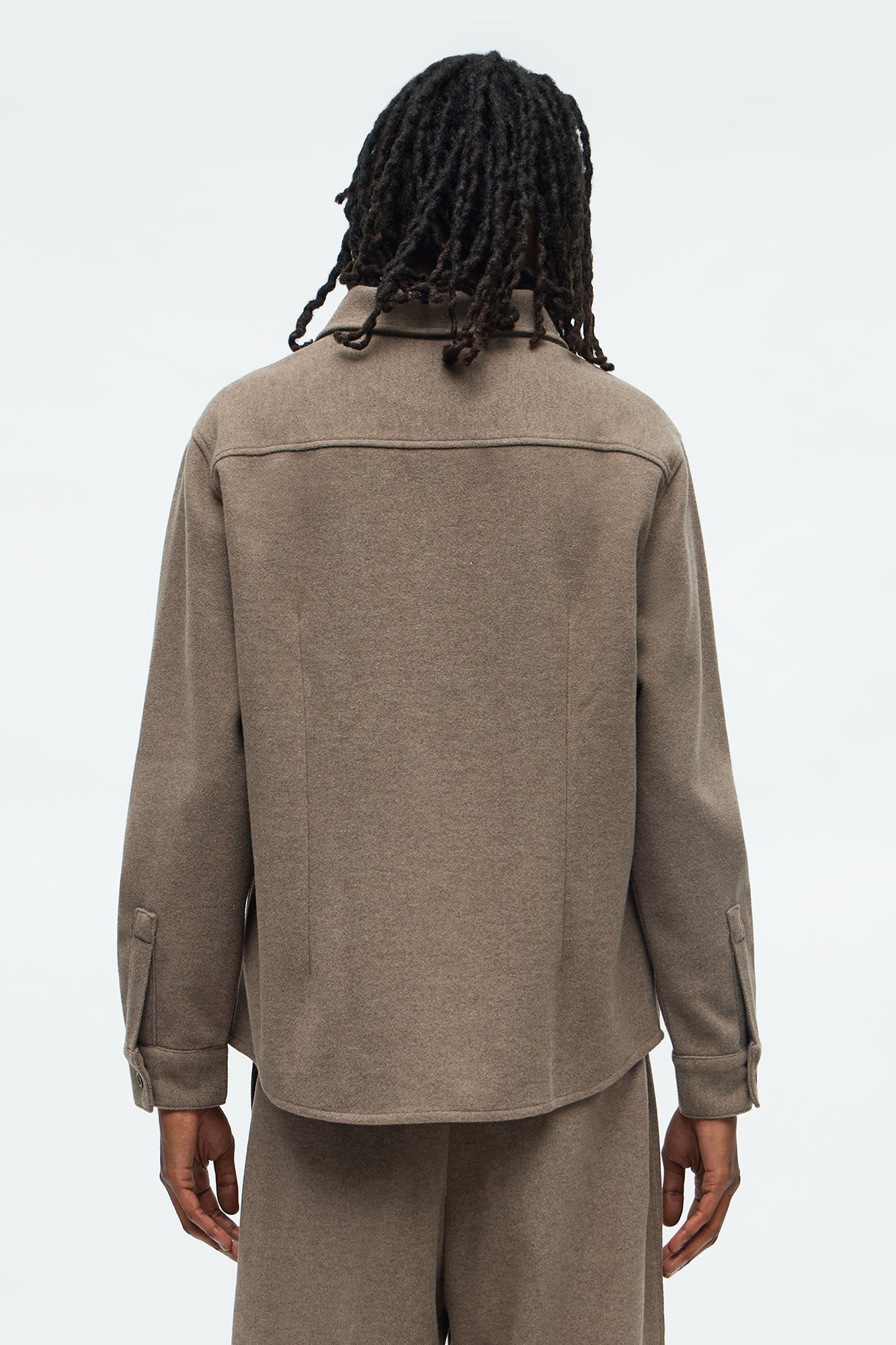 Williamsburg Hidden Placket Jacket - Brown Fashion Nova
