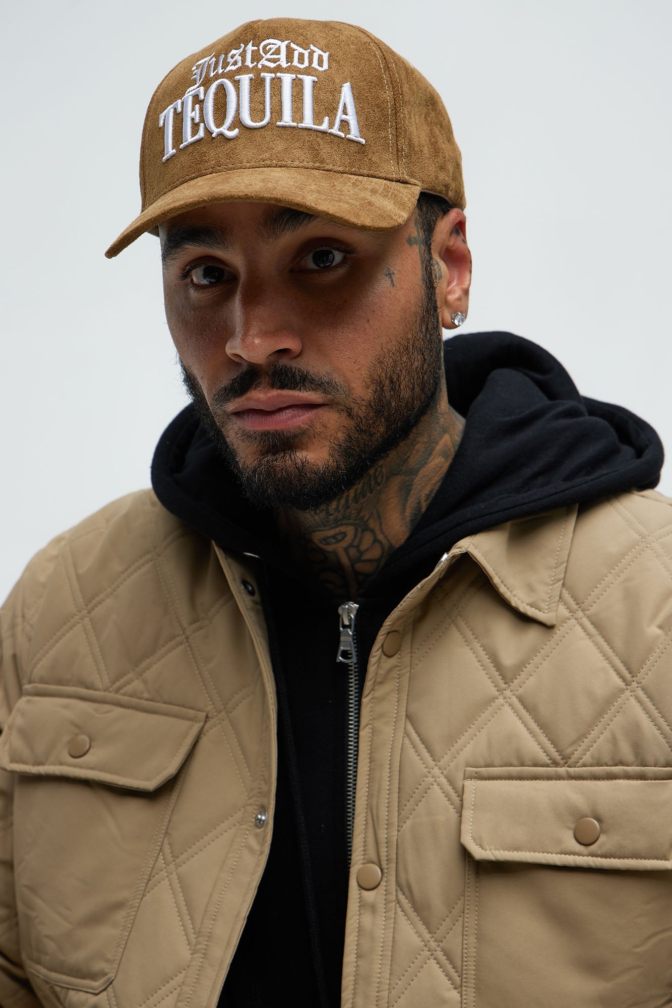 Just Add Tequila Snapback Hat - Khaki Fashion Nova