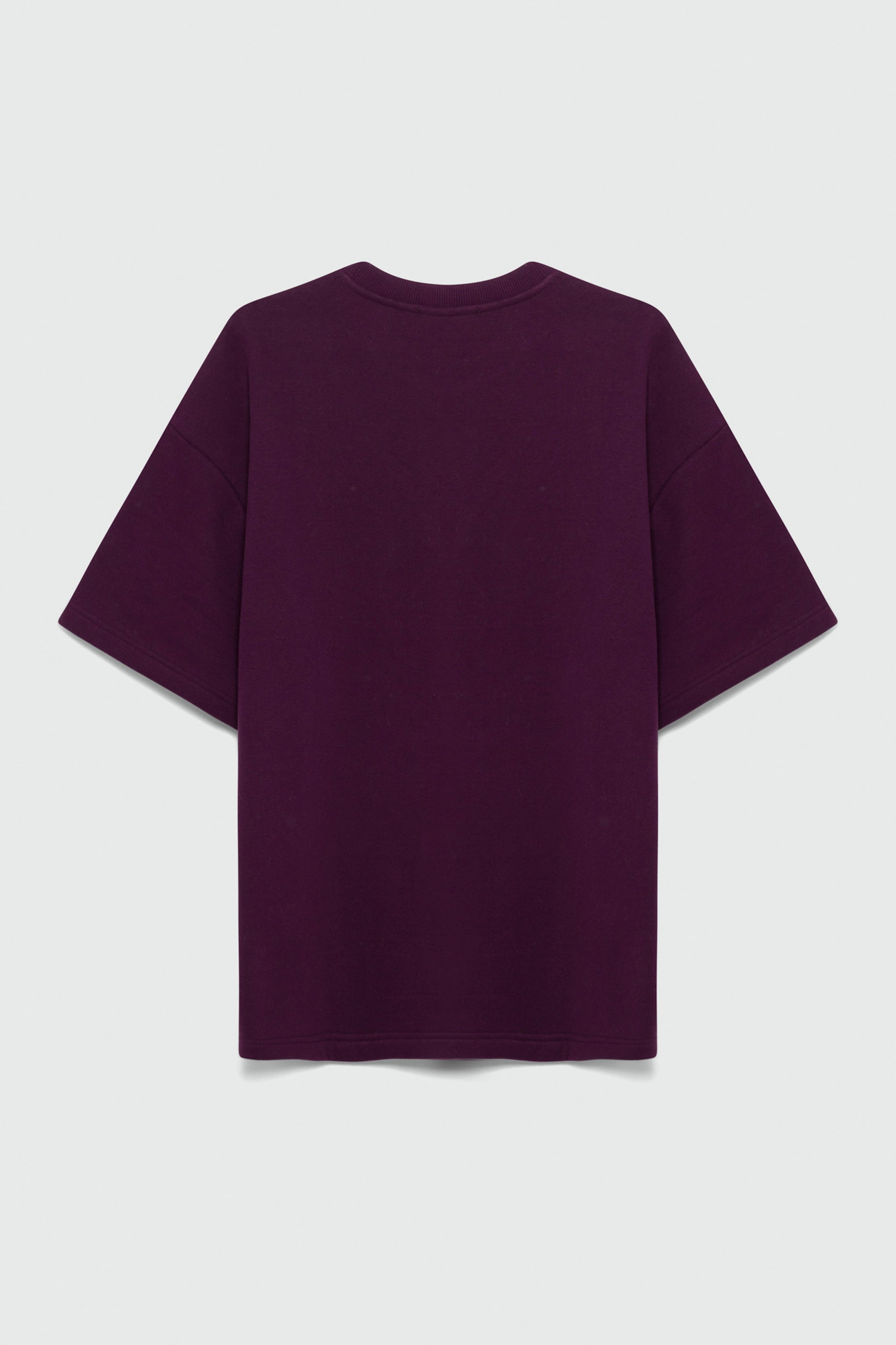 410 Oversized Fleece Tee - Plum Fashion Nova