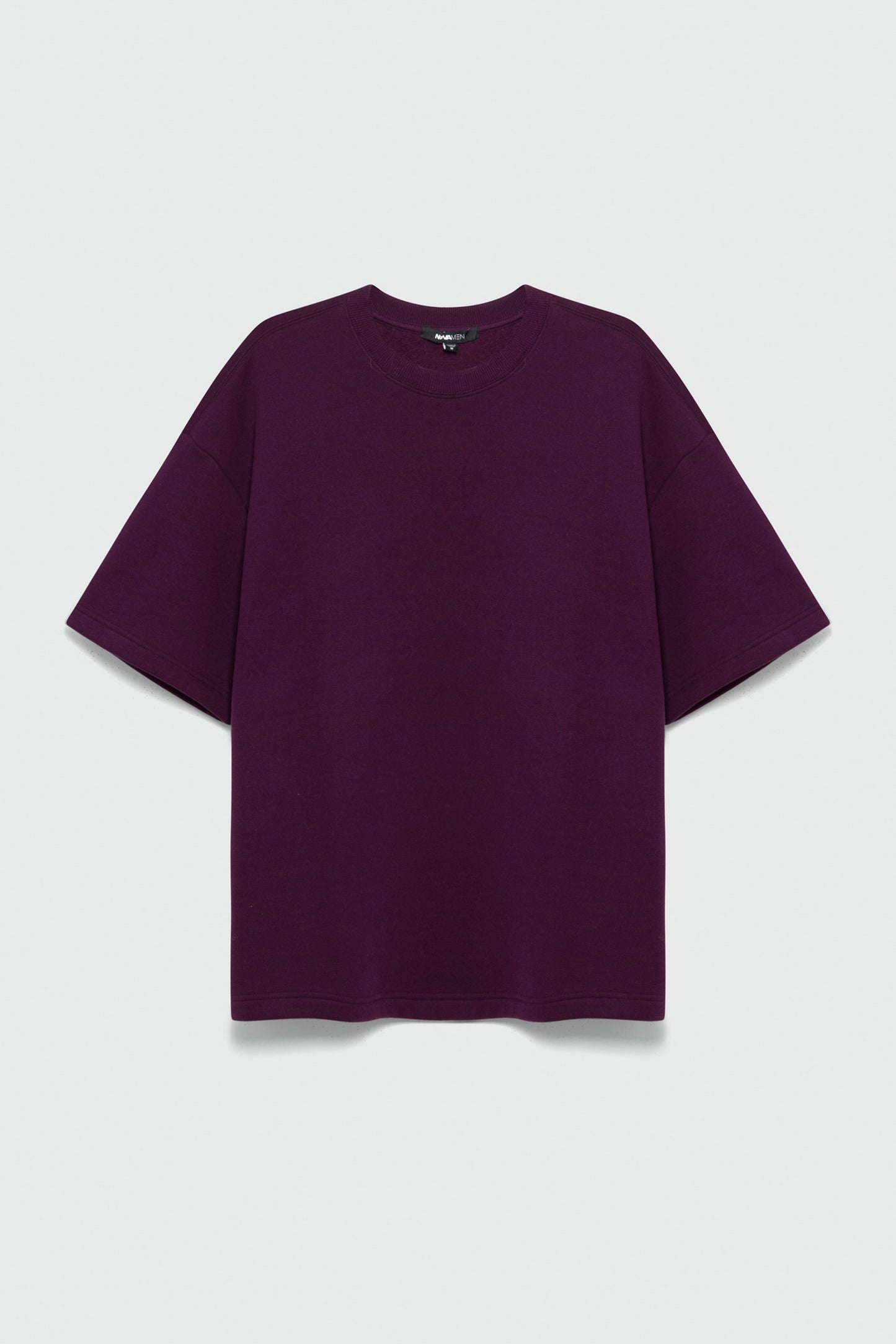 410 Oversized Fleece Tee - Plum Fashion Nova