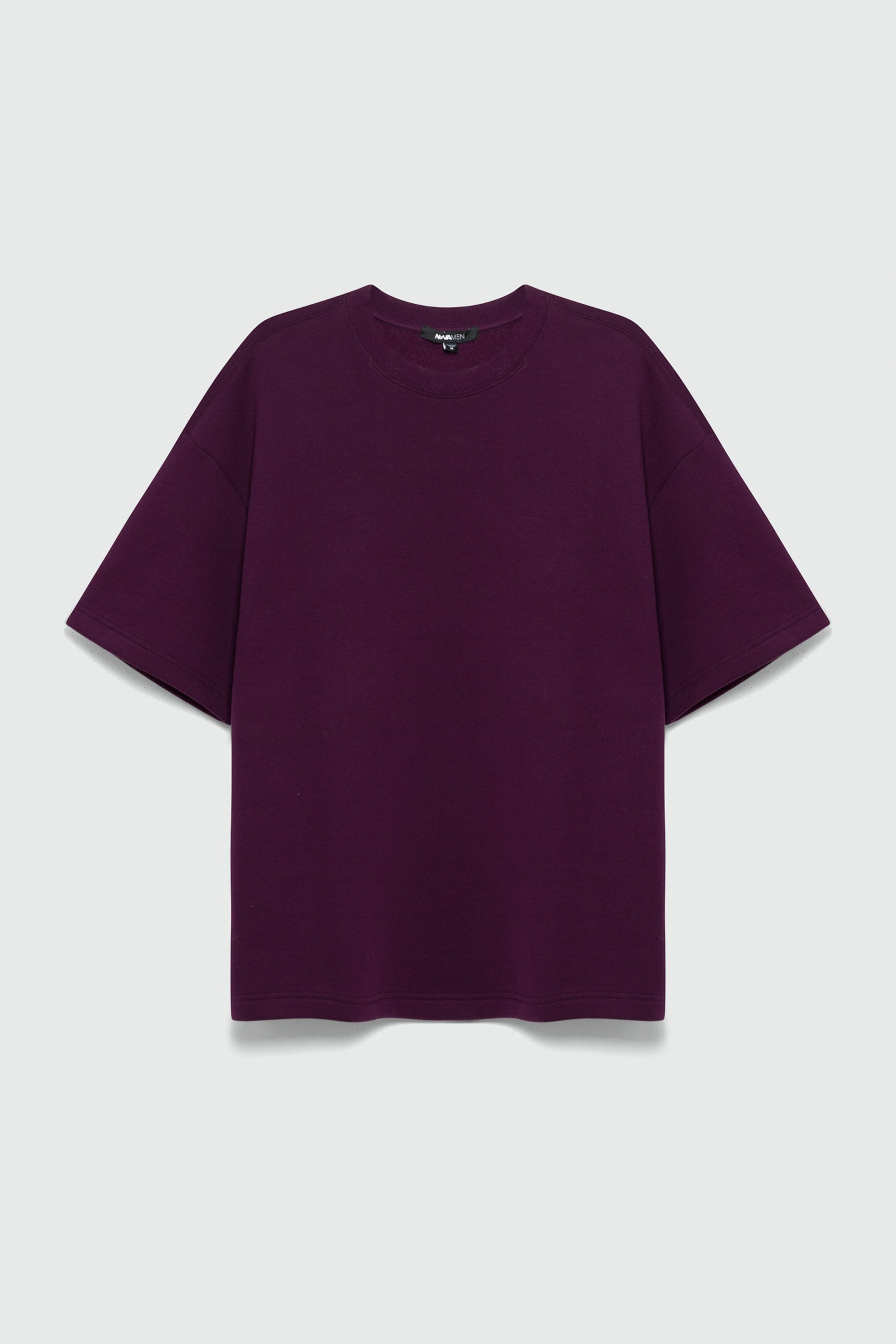 410 Oversized Fleece Tee - Plum Fashion Nova