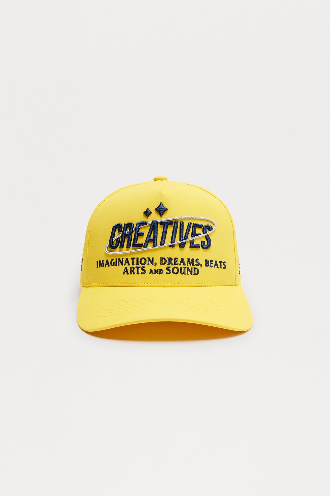Creatives Nylon Structured Snapback Hat - Yellow Fashion Nova