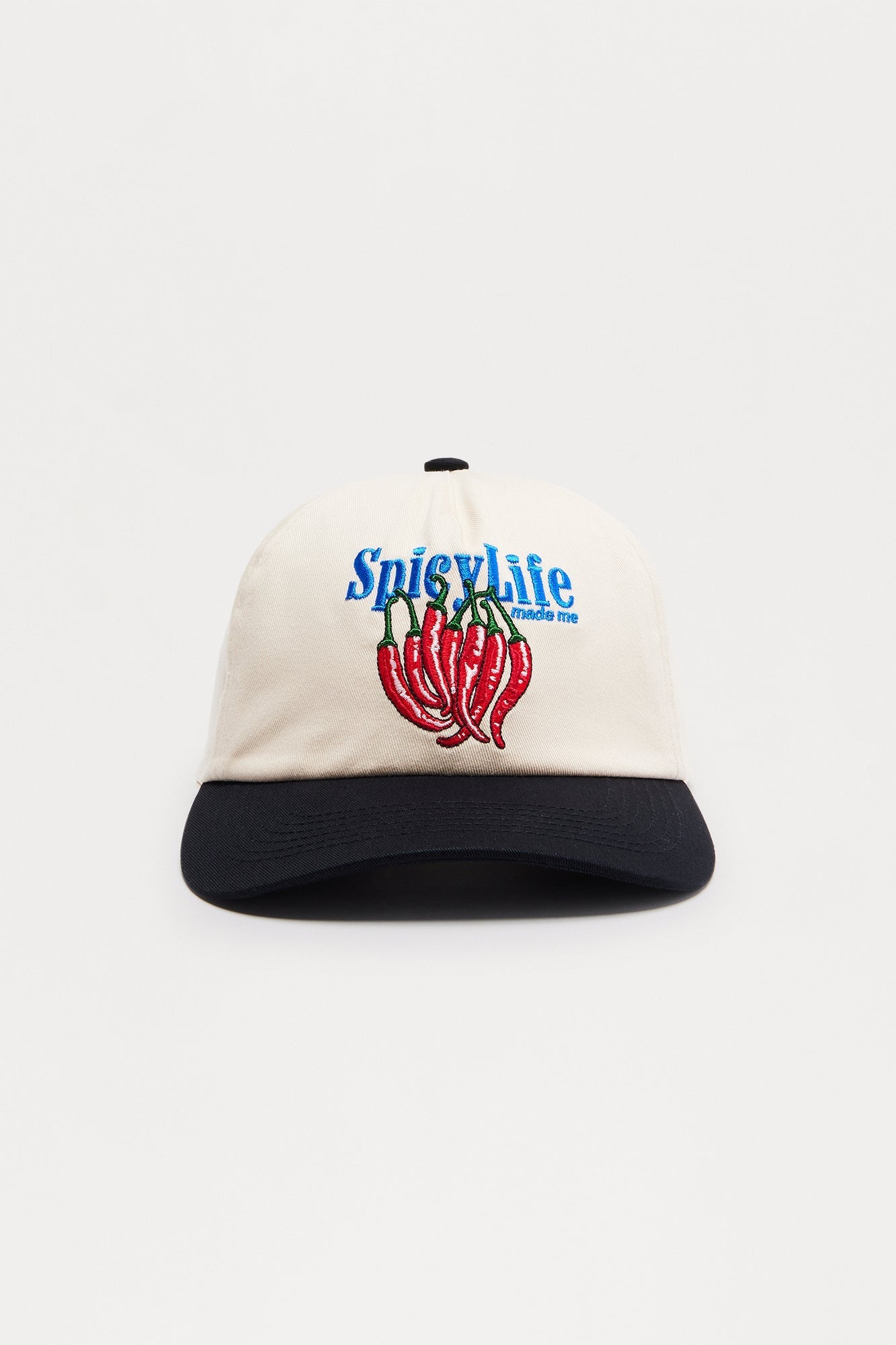 Spicy Life Unstructured Twill Snapback Hat - Stone/Combo Fashion Nova