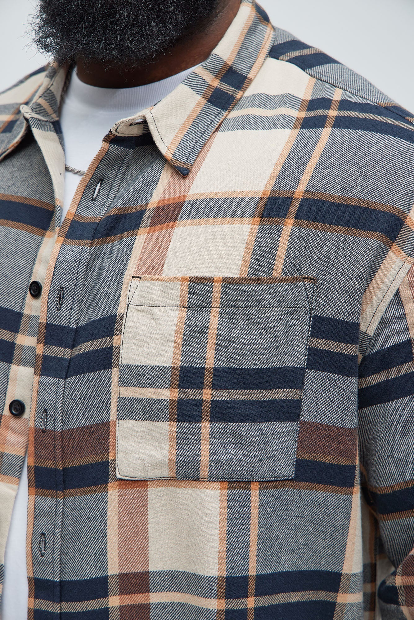 Wallace Plaid Flannel Shirt - Multi Color Fashion Nova