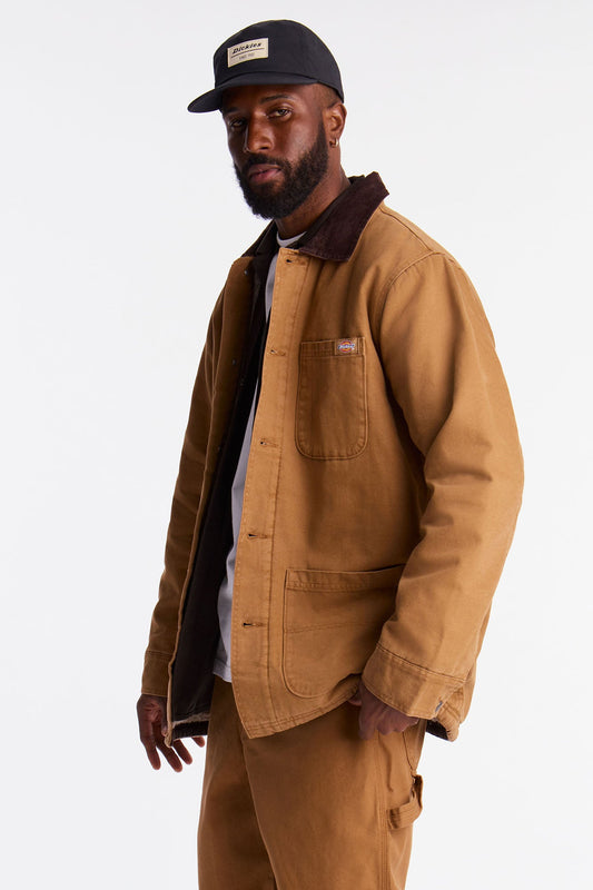 Dickies Duck Chore Jacket - Khaki Fashion Nova