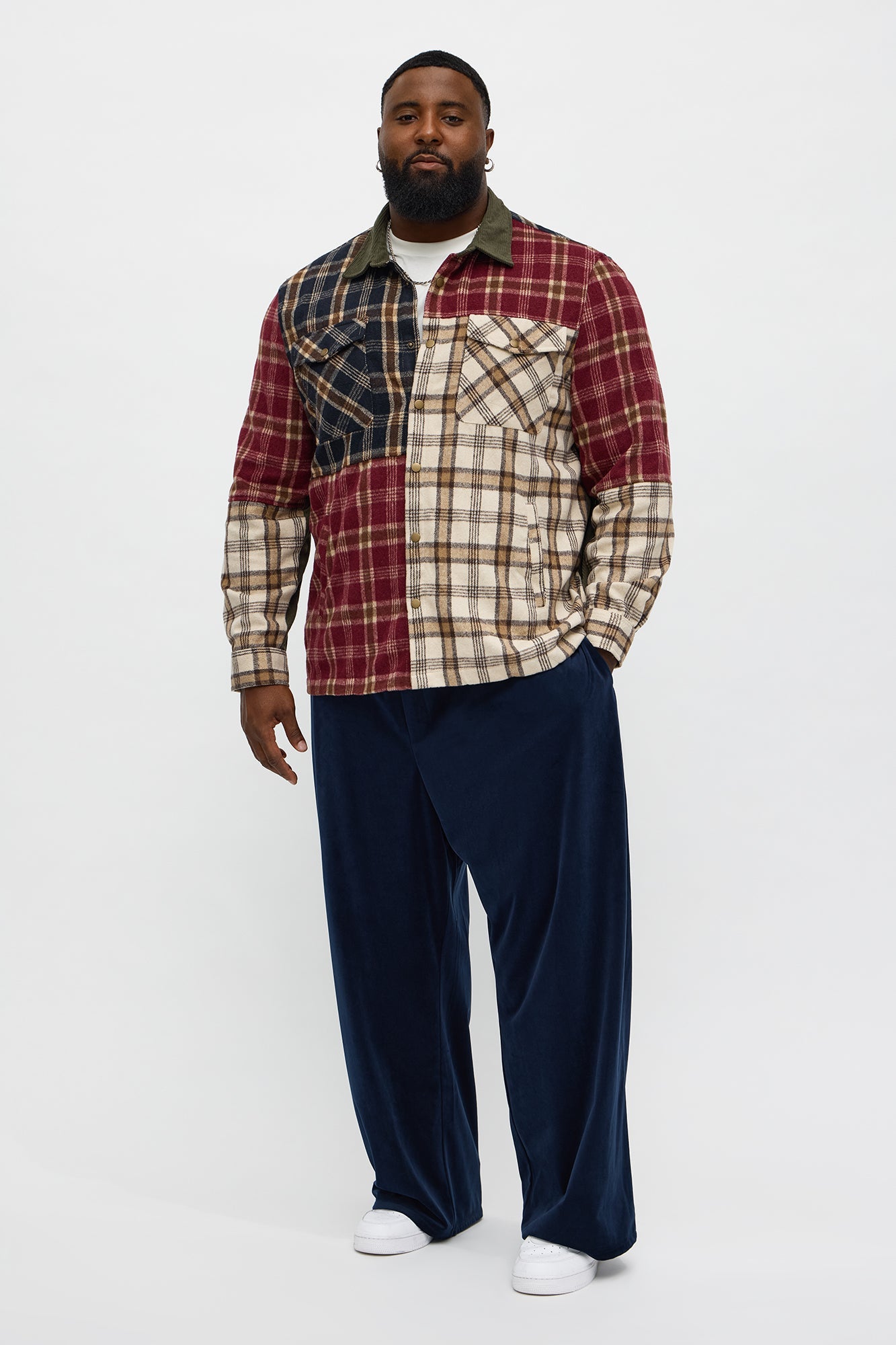 Work It Plaid Button Up Shirt - Multi Color Fashion Nova