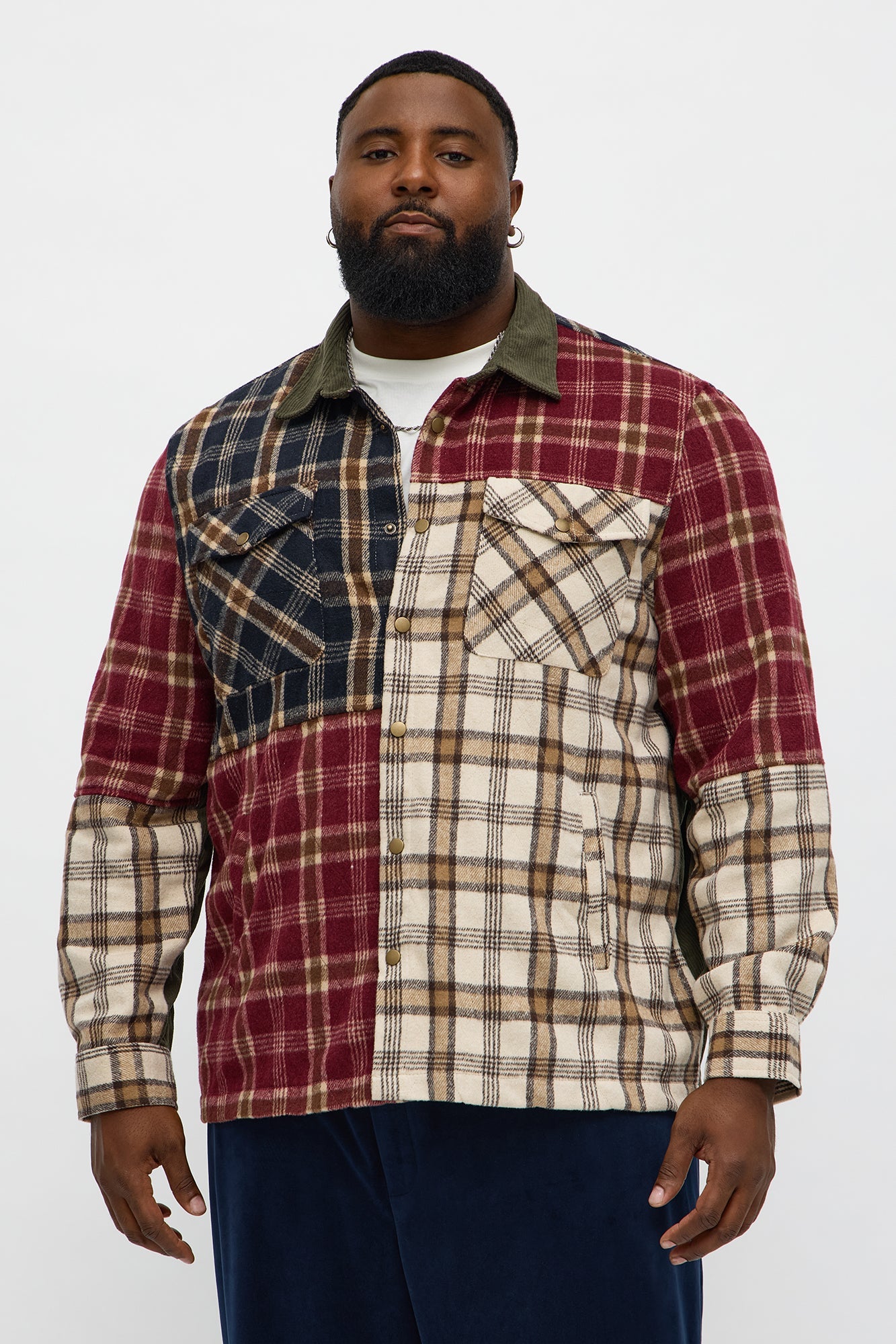 Work It Plaid Button Up Shirt - Multi Color Fashion Nova