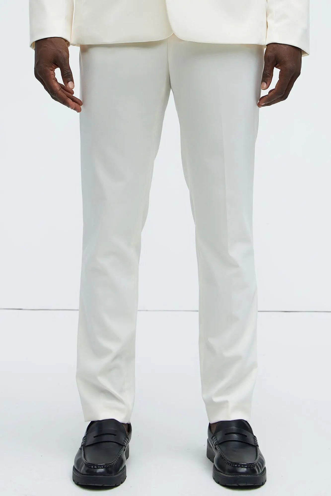 The Modern Stretch Slim Trouser - Off White Fashion Nova