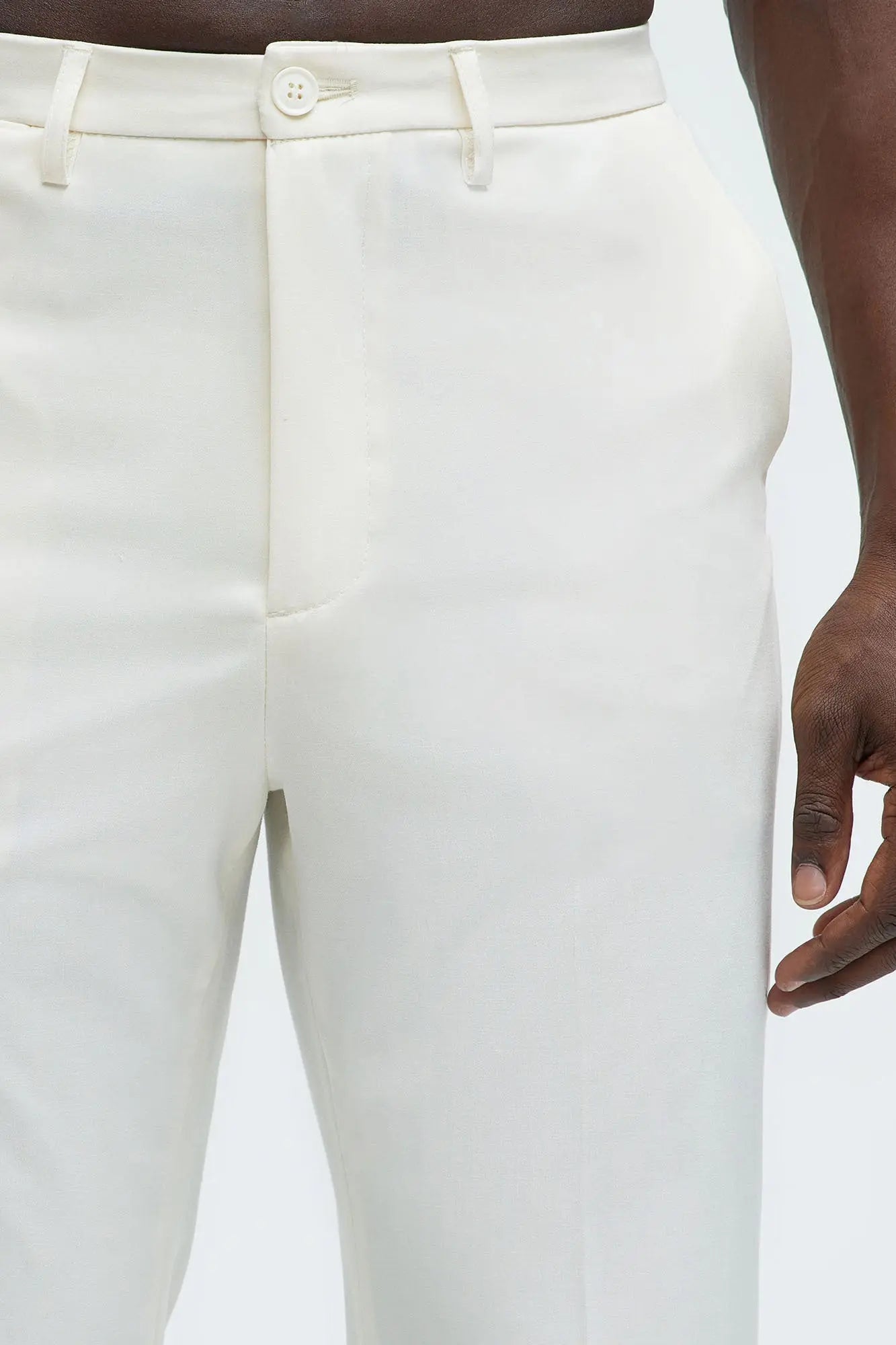 The Modern Stretch Slim Trouser - Off White Fashion Nova