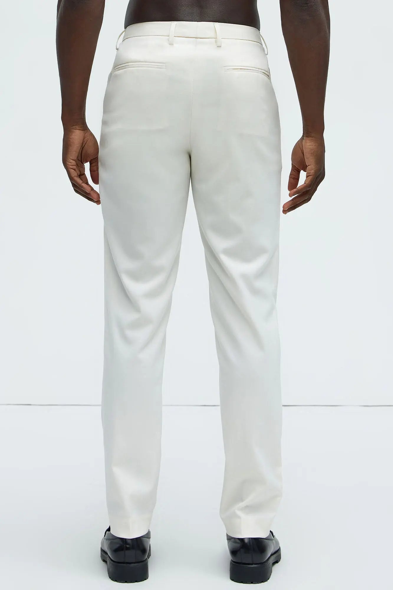 The Modern Stretch Slim Trouser - Off White Fashion Nova