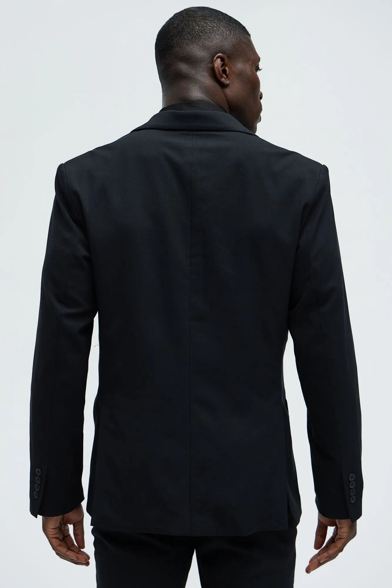 The Modern Stretch Suit Jacket - Black Fashion Nova