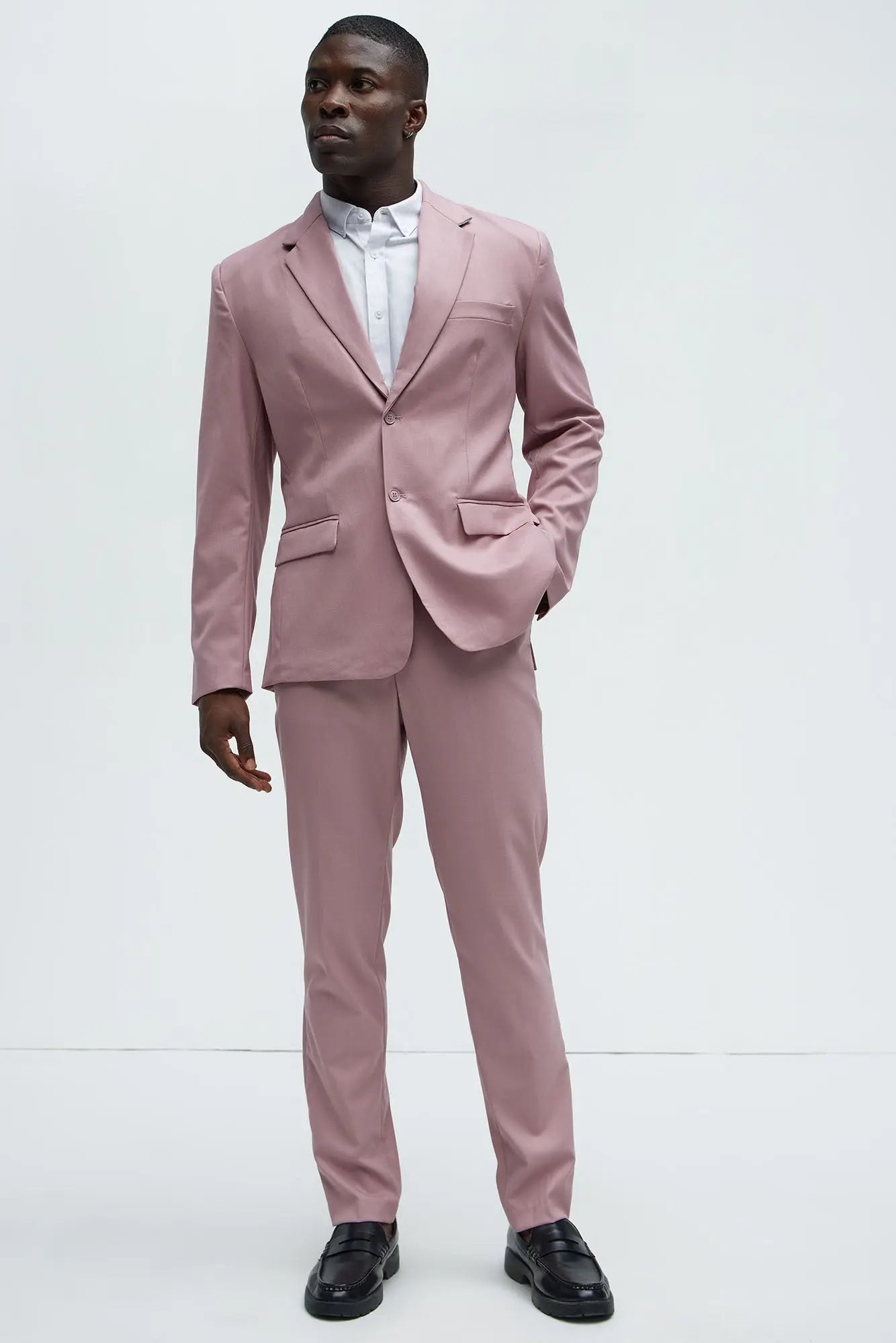 The Modern Stretch Suit Jacket - Mauve Fashion Nova