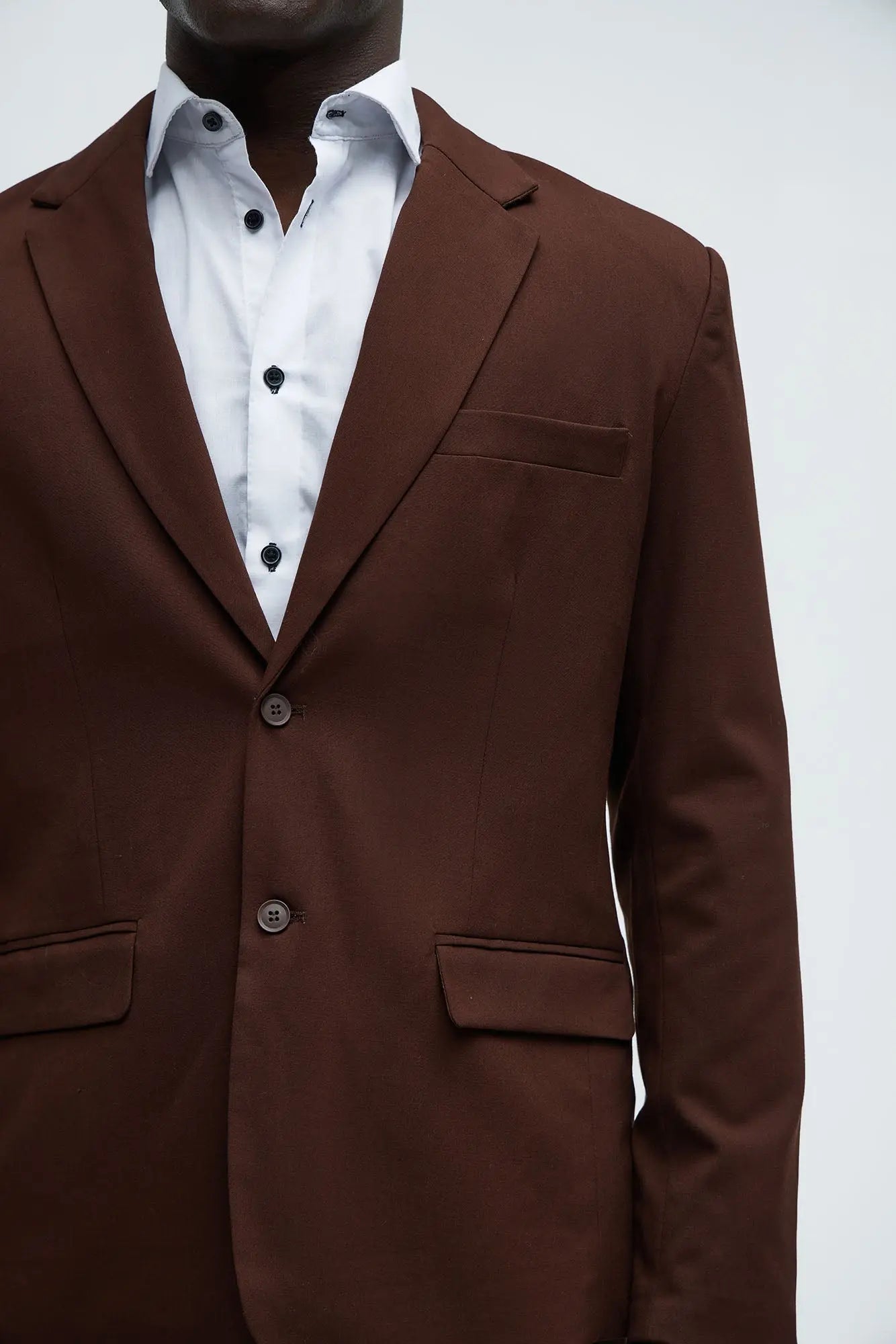 The Modern Stretch Suit Jacket - Brown Fashion Nova