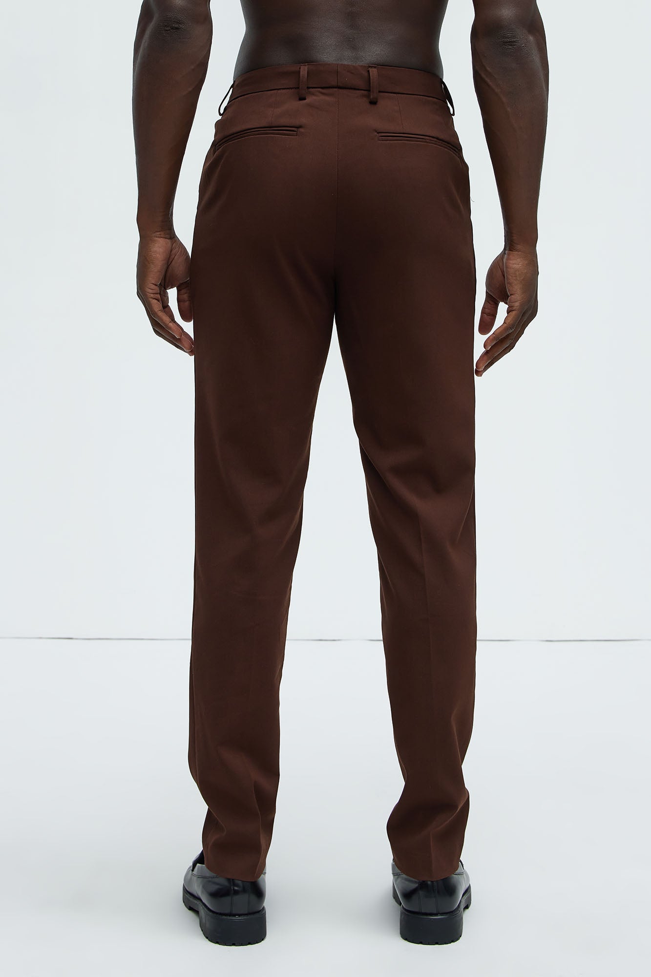 The Modern Stretch Slim Trouser - Brown Fashion Nova