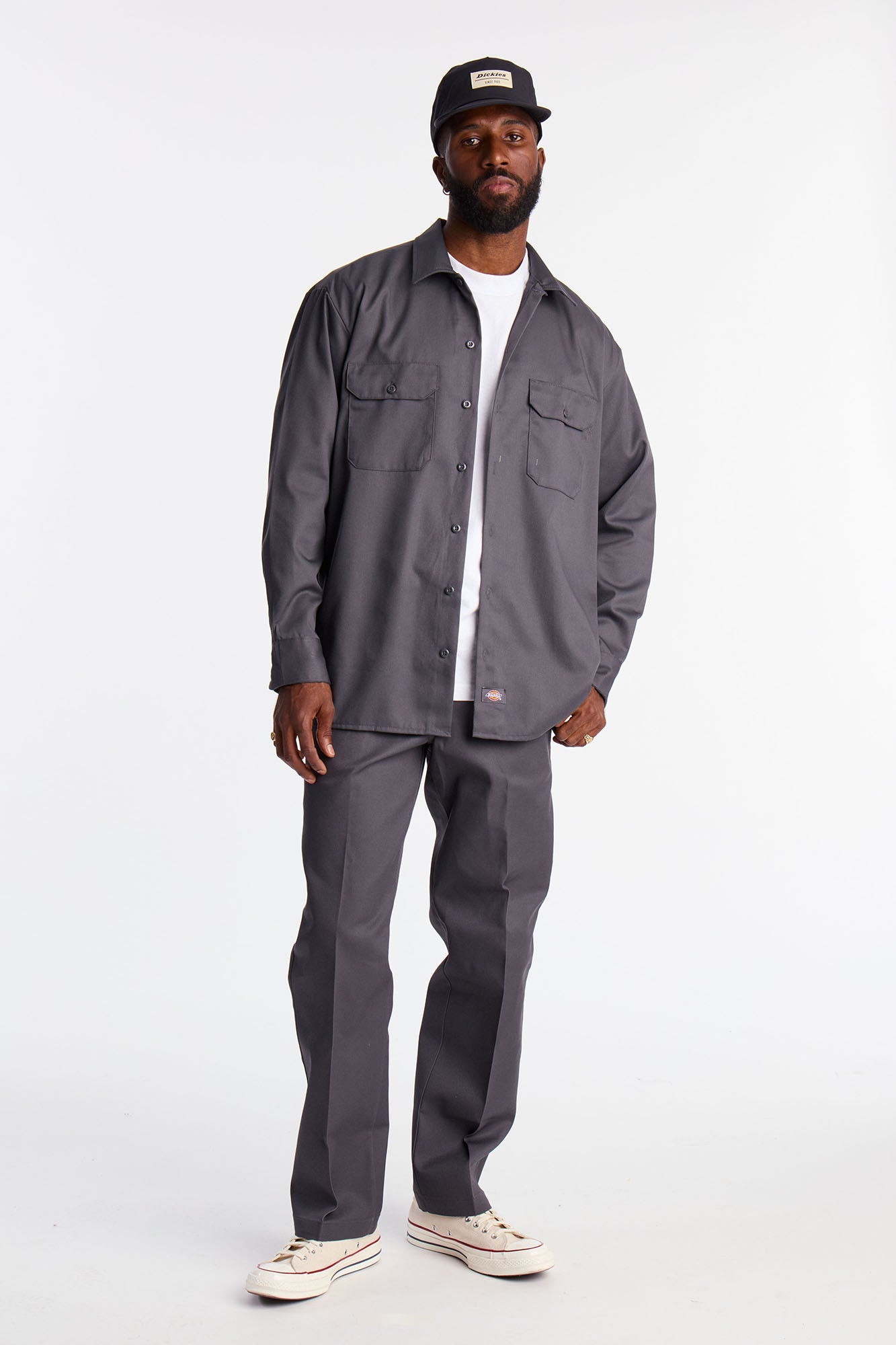 Dickies 874 Straight Work Pant - Charcoal Fashion Nova