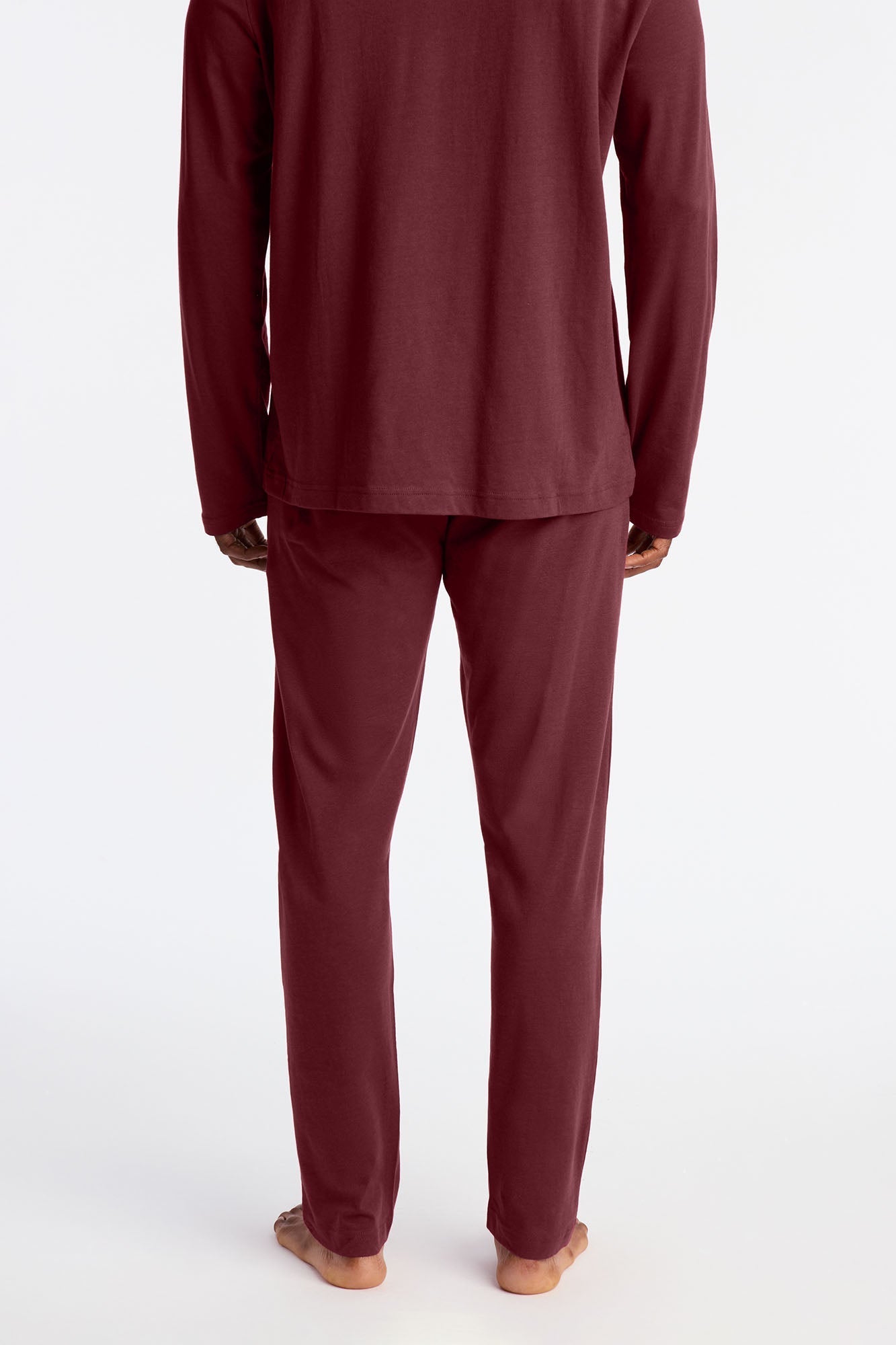 Essential Modal Lounge Pants - Burgundy Fashion Nova