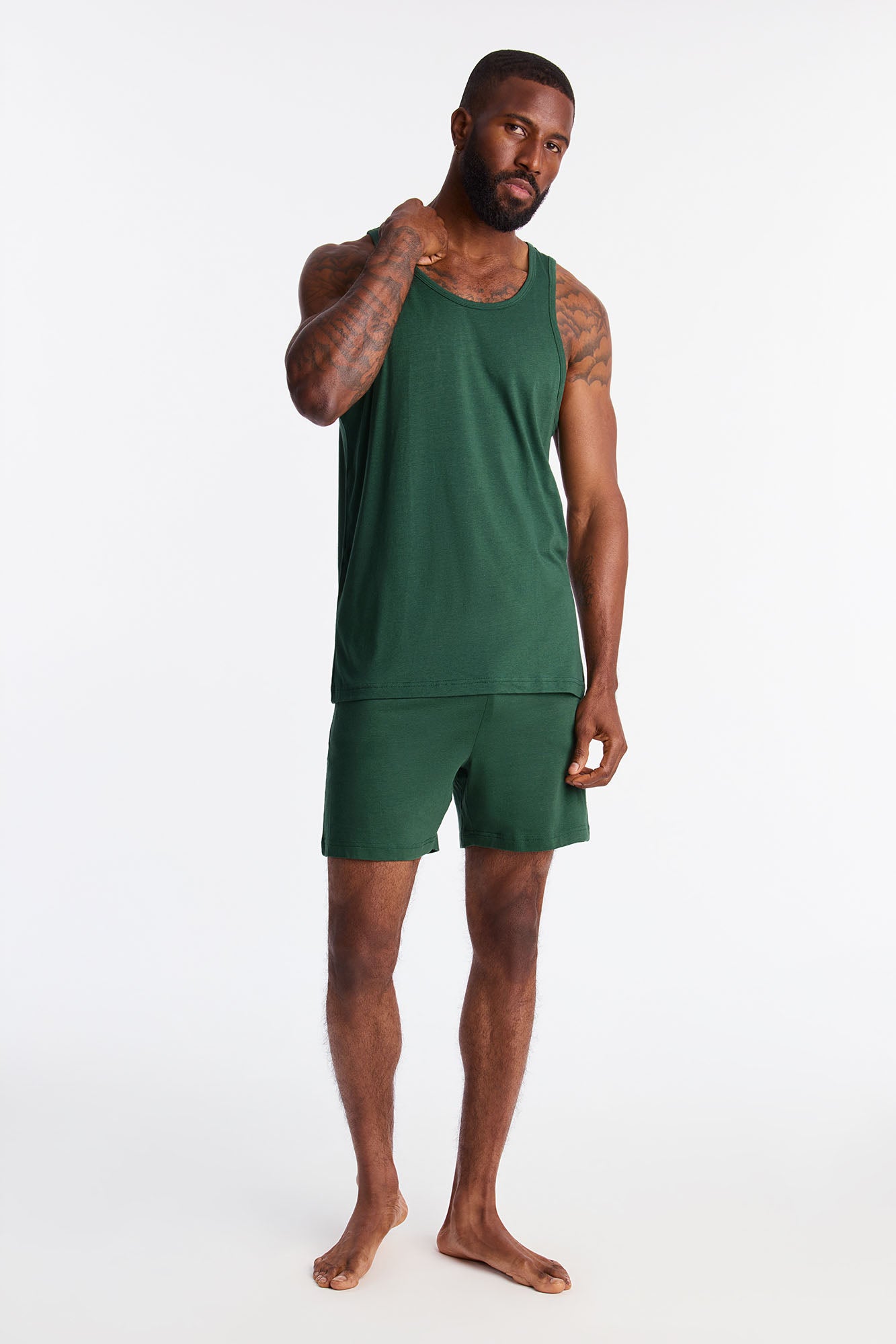 Essential Modal Lounge Tank - Green Fashion Nova