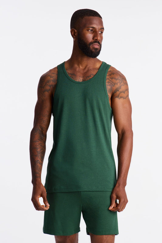 Essential Modal Lounge Tank - Green Fashion Nova