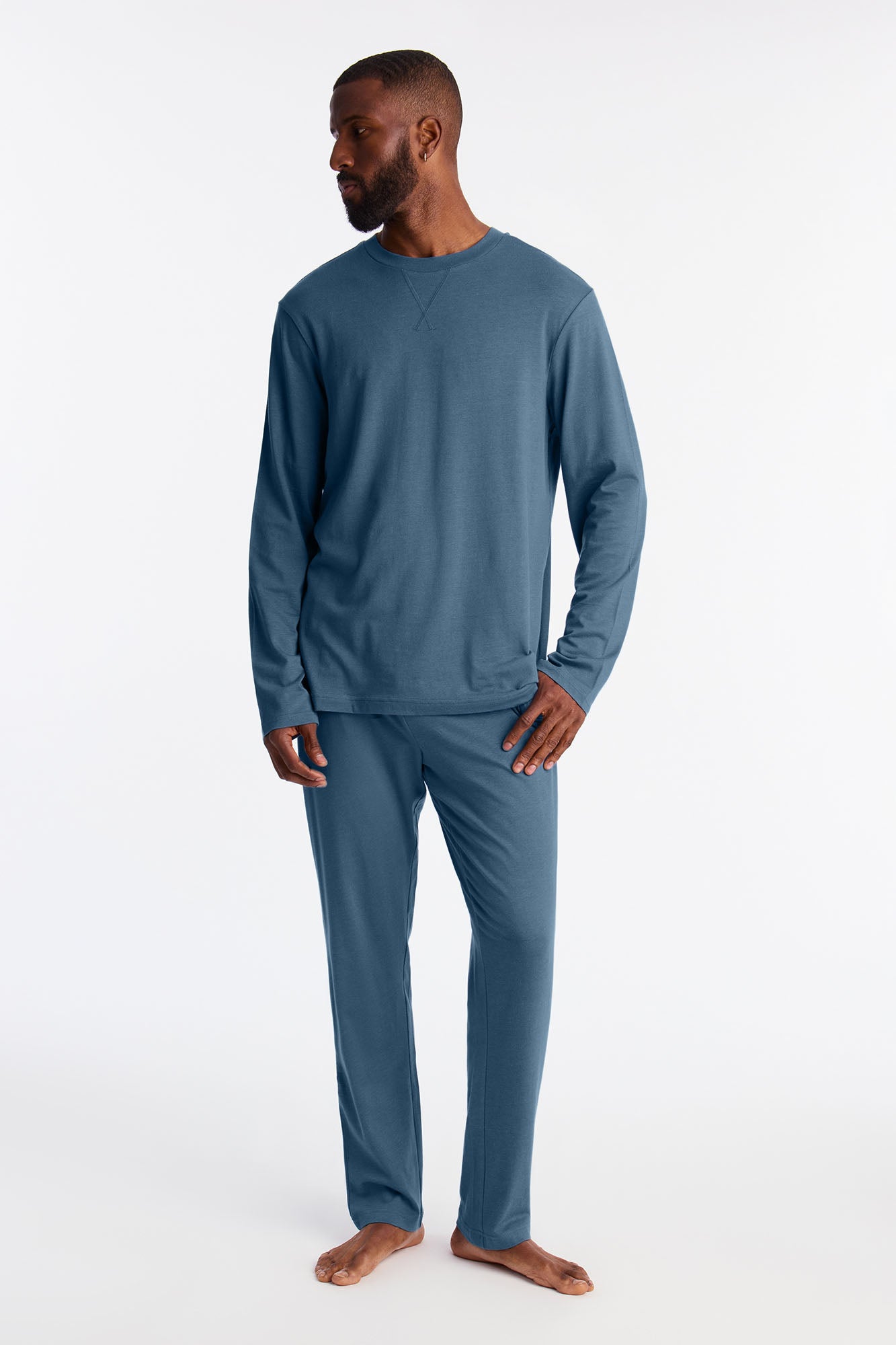 Essential Modal Lounge Pants - Slate Blue Fashion Nova