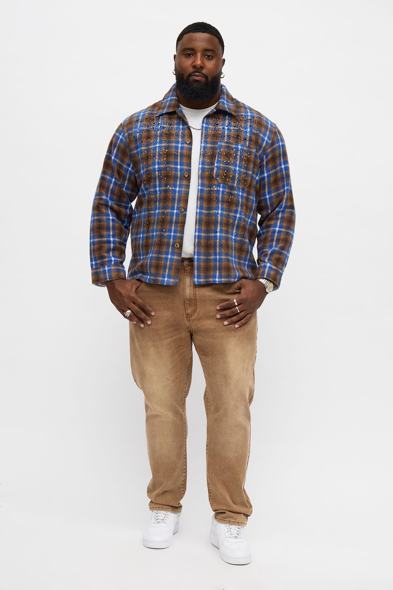 Mercer Slim Stretch Jean - Brown Fashion Nova