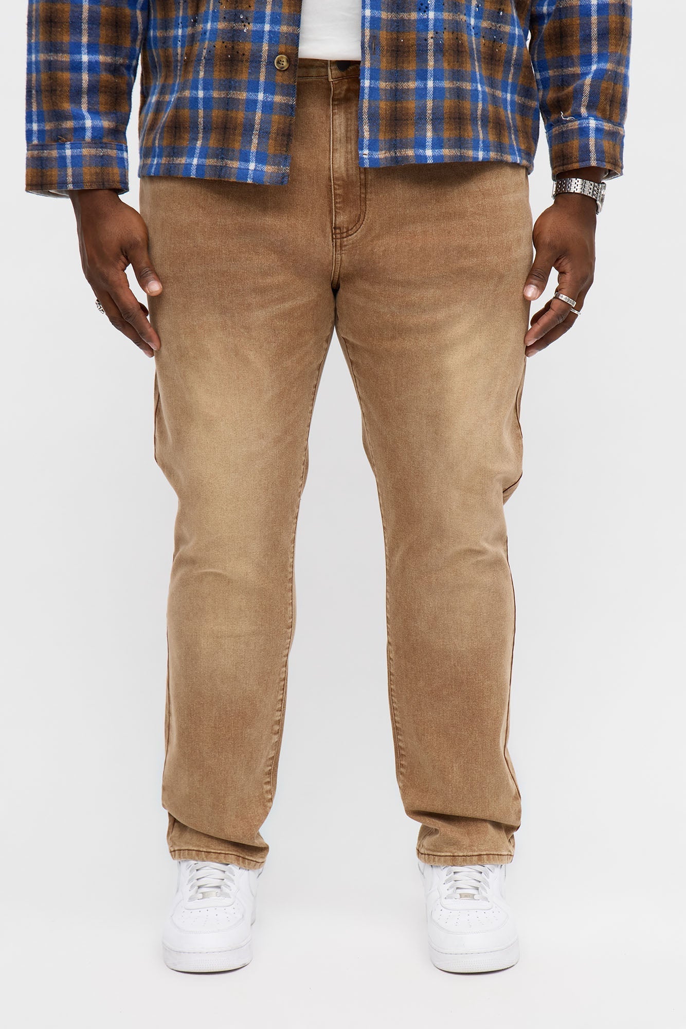 Mercer Slim Stretch Jean - Brown Fashion Nova